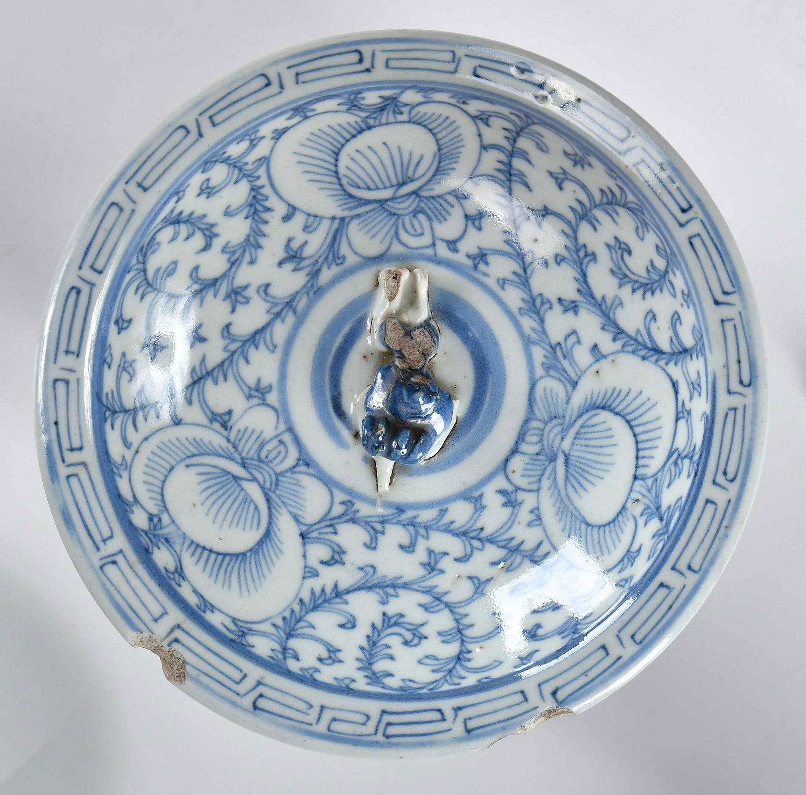 Five Chinese Blue and White Table Objects - 3