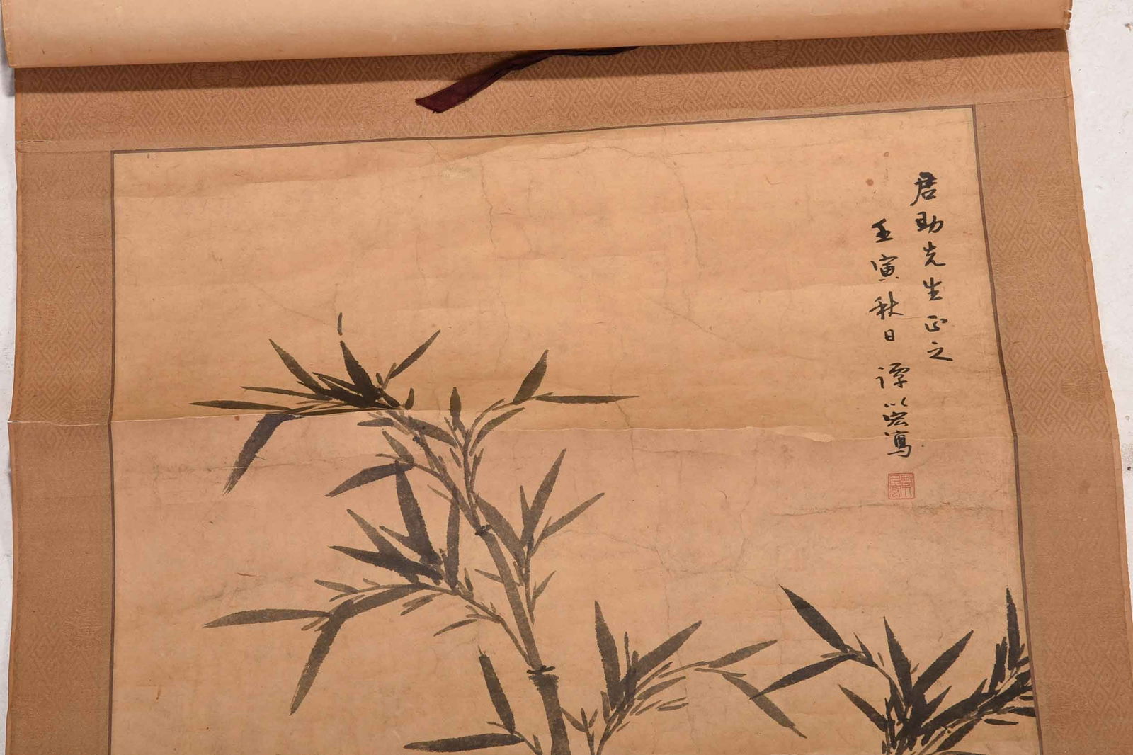 Chinese Bamboo Scroll - 4