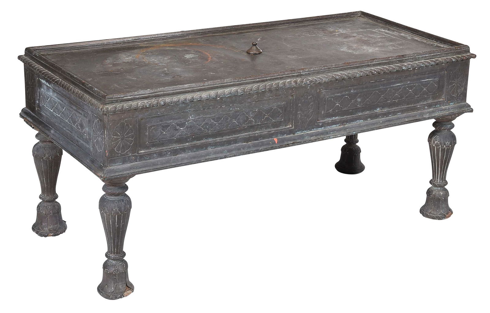 Anglo Indian Campaign Copper Clad Low Table (1 of 7)