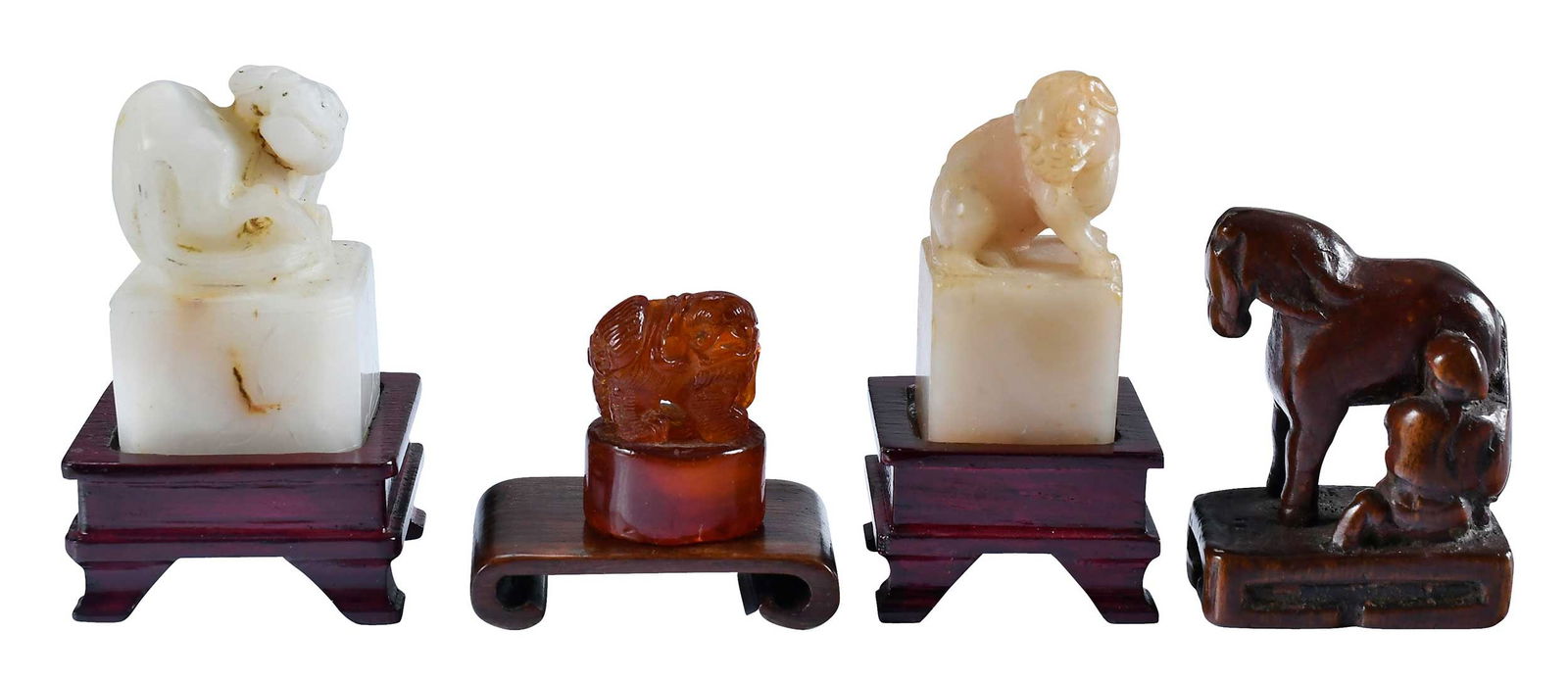 Four Chinese Carved Seals (1 of 3)