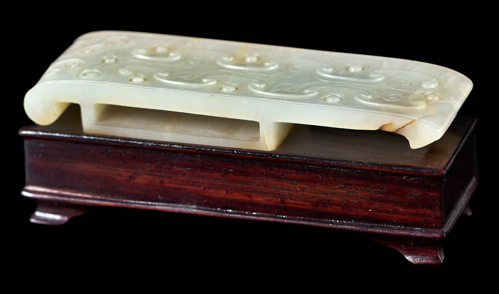 Chinese Carved Jade Sword Fitting (1 of 8)