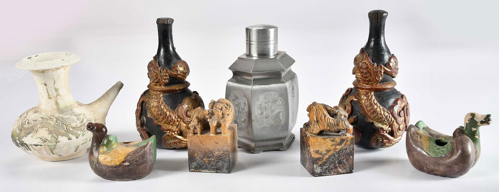 Eight Chinese Table Objects - 2