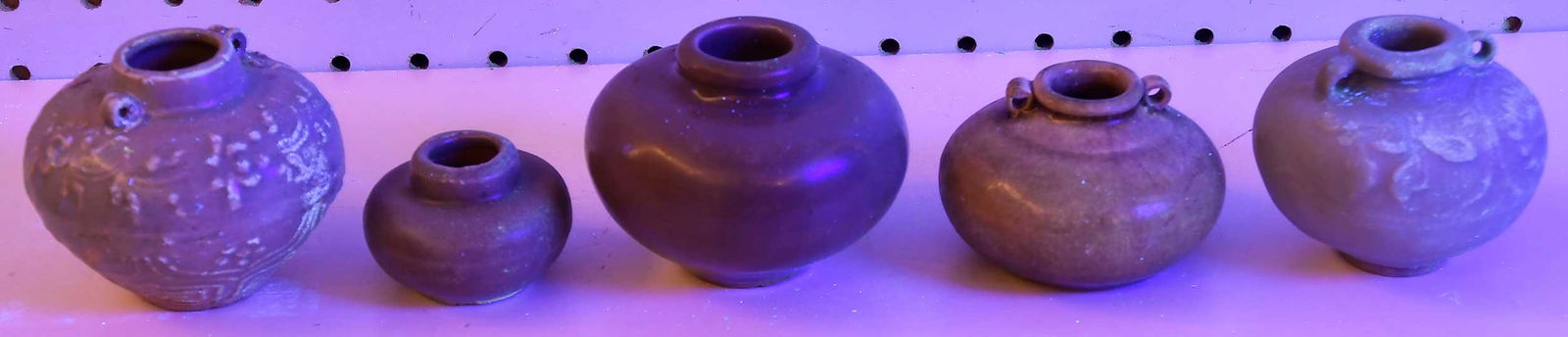 Five Asian Celadon Jarlets - 5