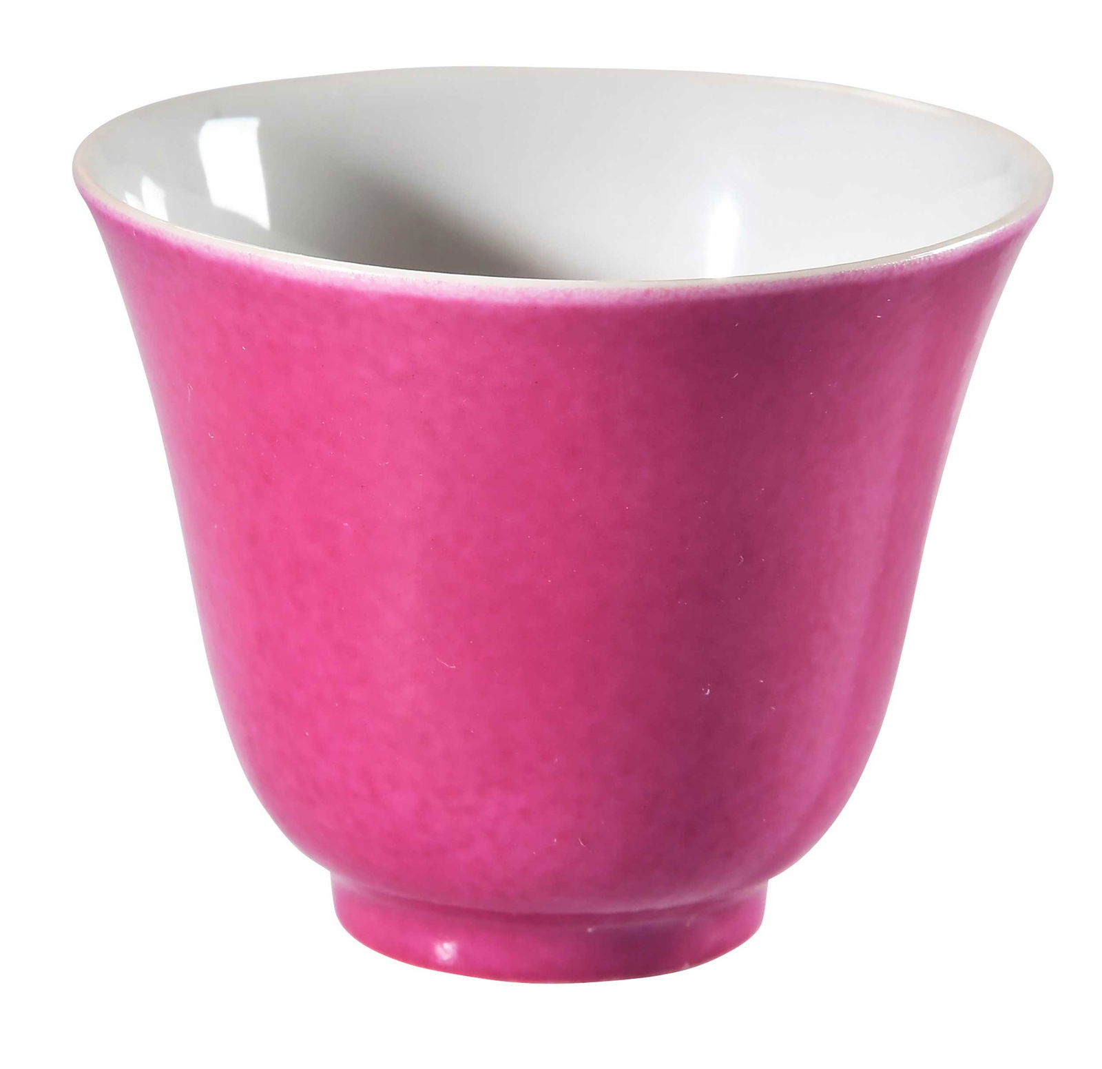 Chinese Ruby Glazed Porcelain Teacup (1 of 6)