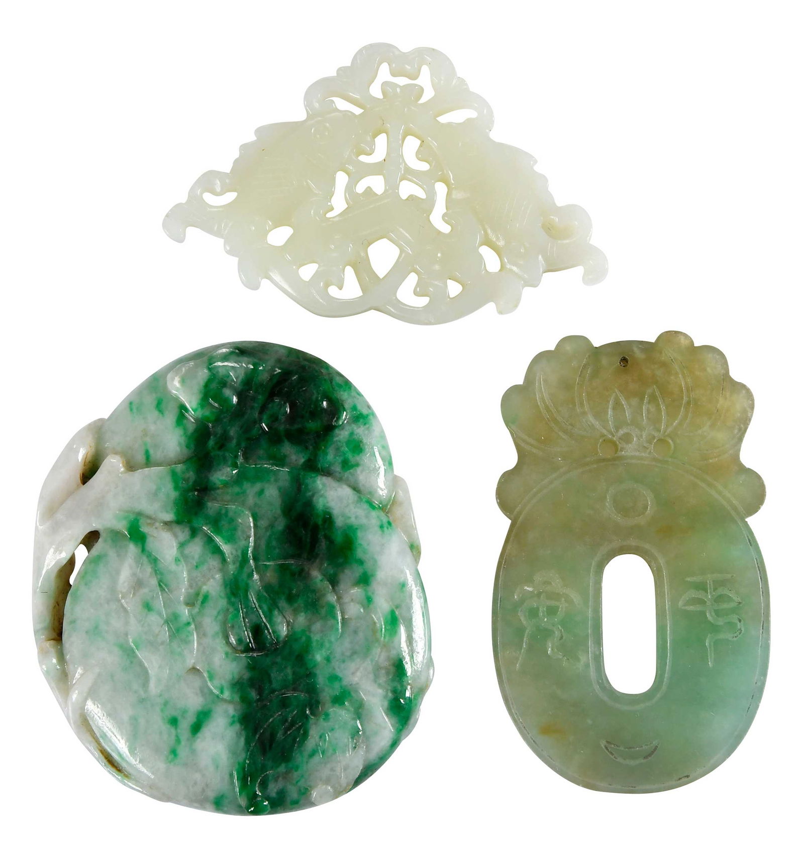 Three Small Chinese Jade Carvings (1 of 5)