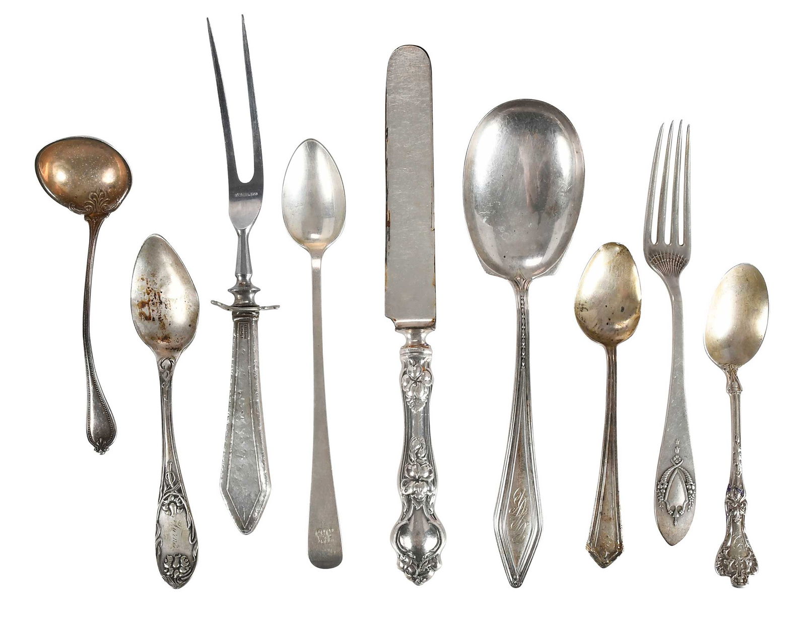 51 Pieces Assorted Sterling Flatware (1 of 5)