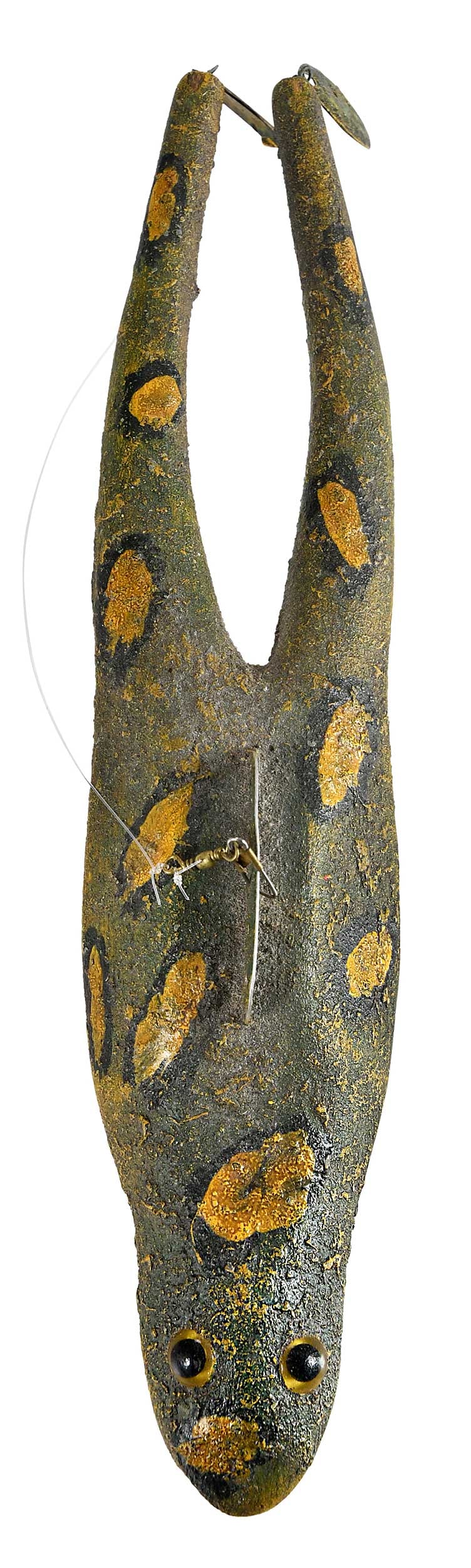 Carved and Painted Frog Decoy (1 of 4)