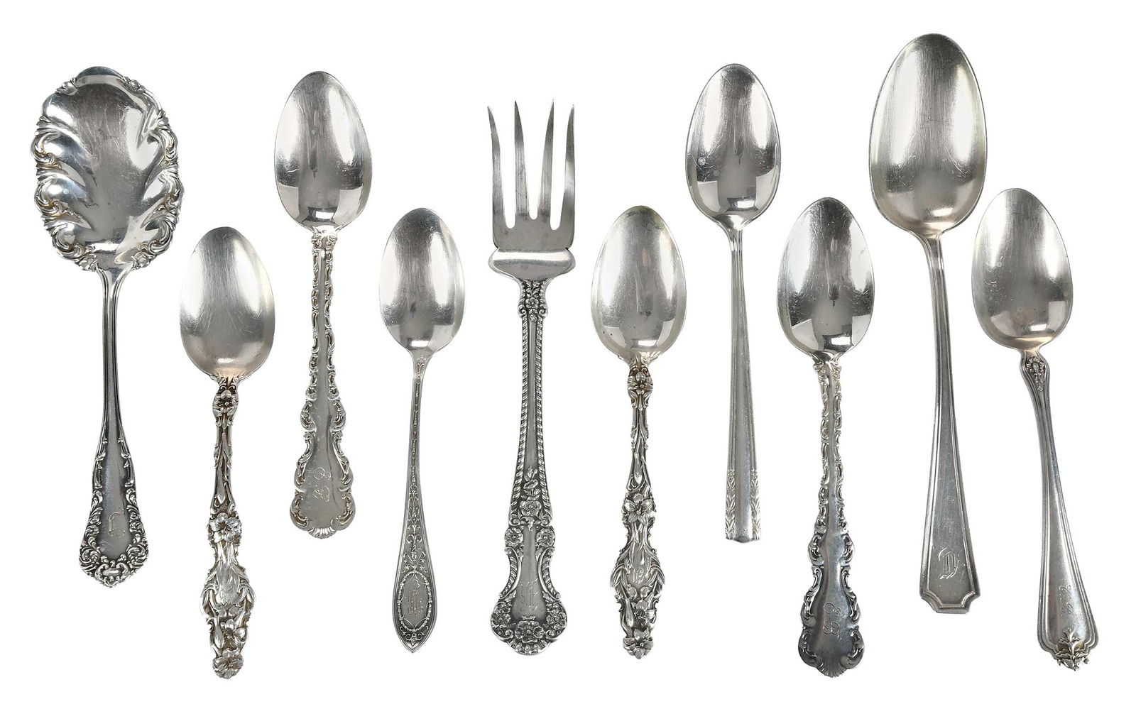 23 Pieces Assorted Sterling Flatware (1 of 6)