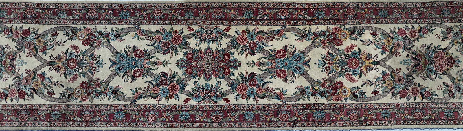 Woolen Hand Knotted Runner - 3