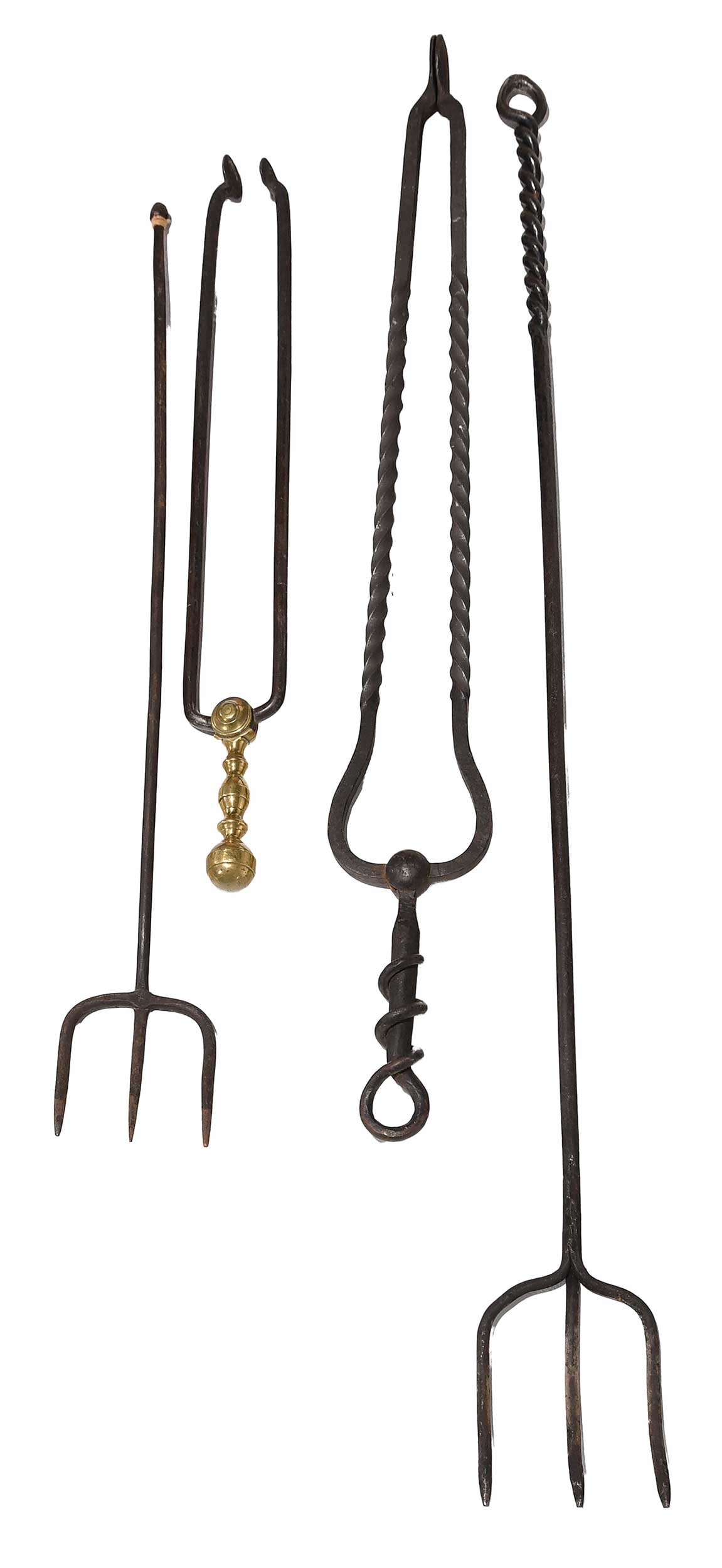 Four Iron Fireplace Tools (1 of 5)