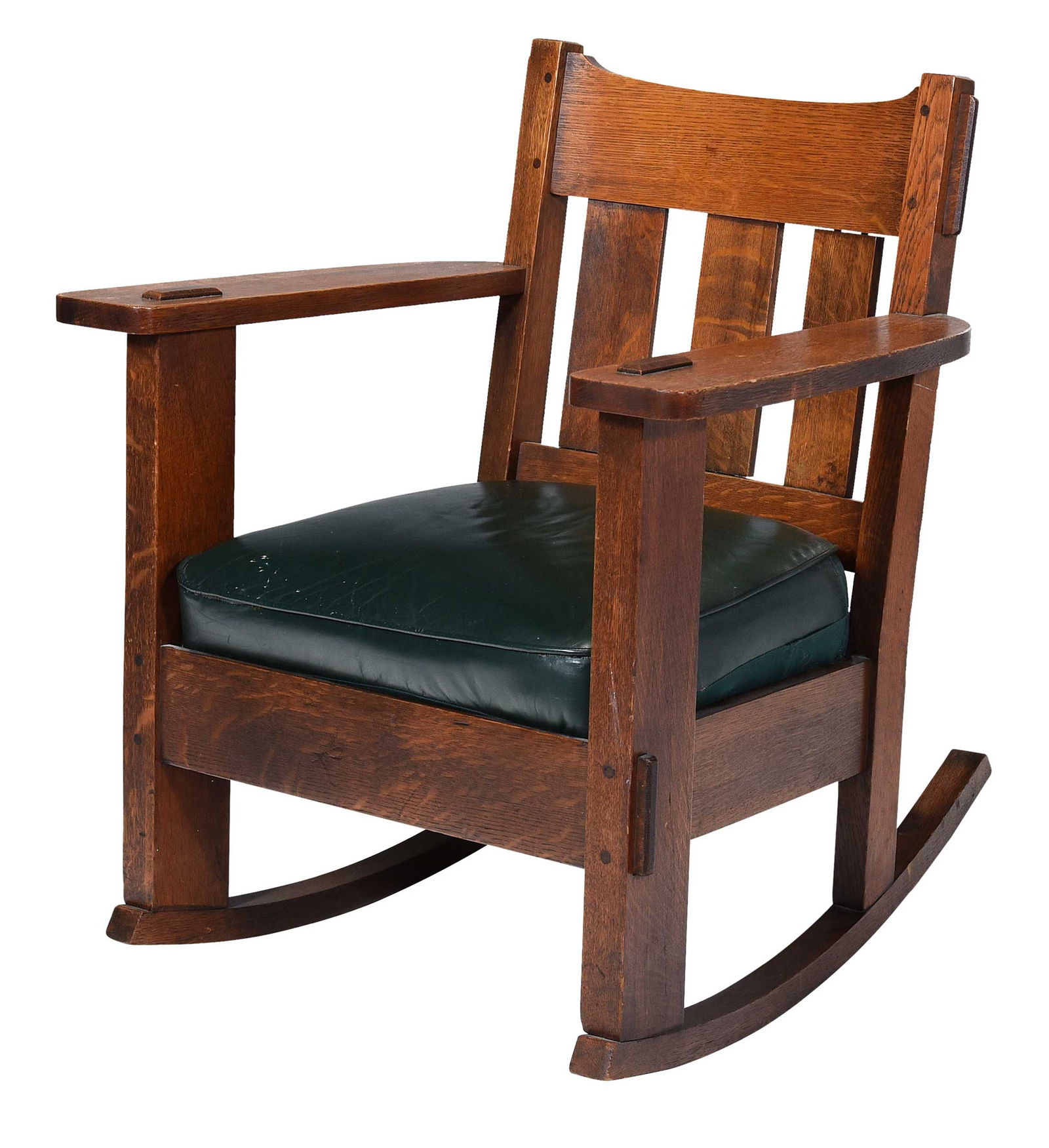 Stickley & Brandt Chair Company Arts and Crafts Oak Rocking Chair (1 of 6)