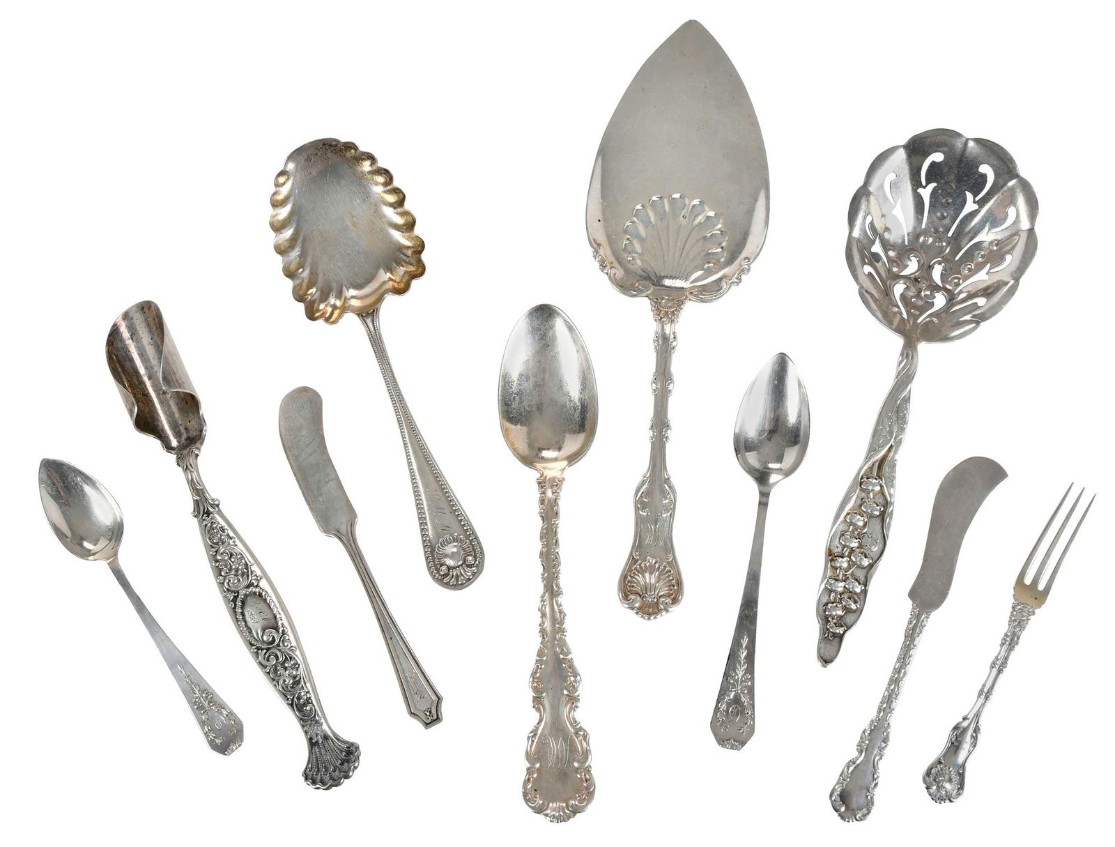 41 Pieces Whiting Assorted Sterling Flatware (1 of 5)