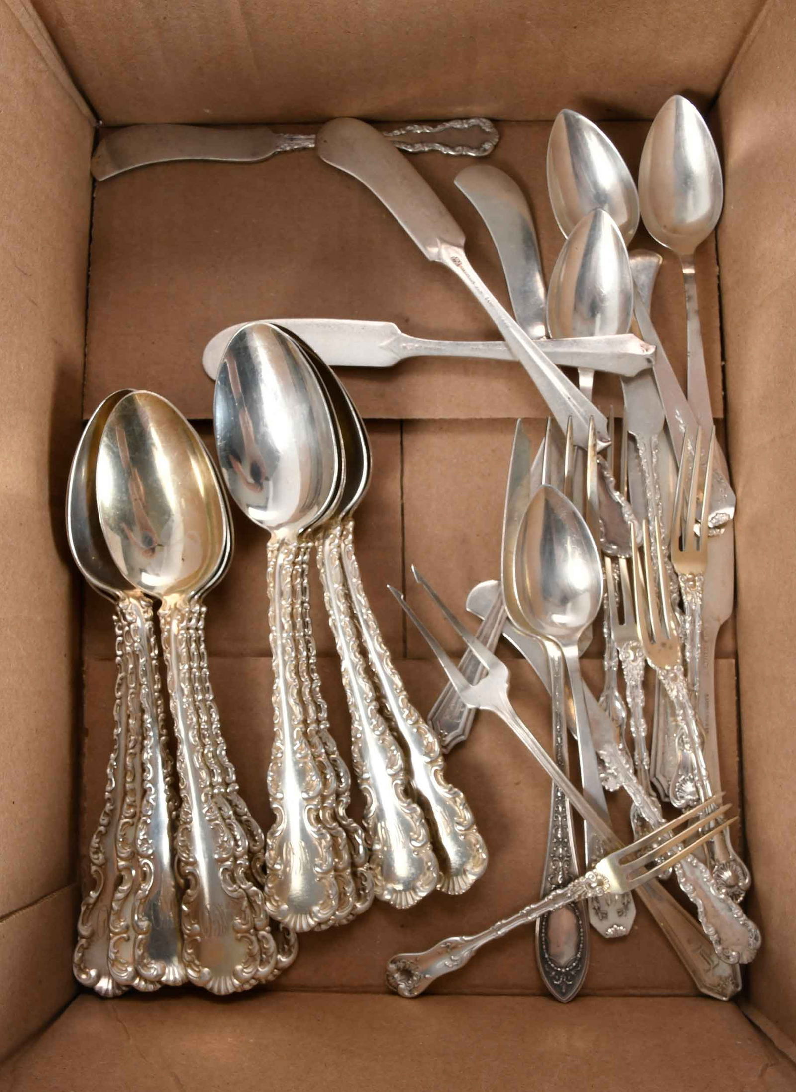 41 Pieces Whiting Assorted Sterling Flatware - 4