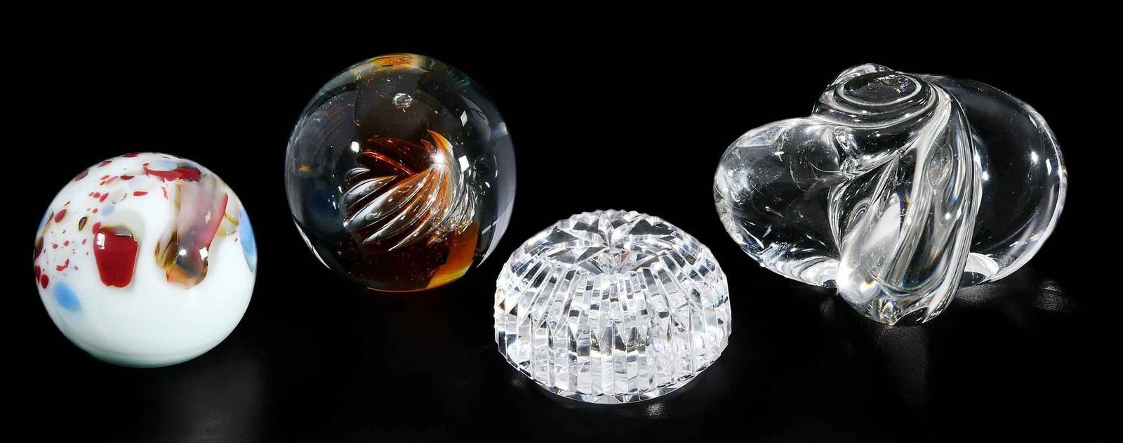 Four Glass Paperweights (1 of 5)