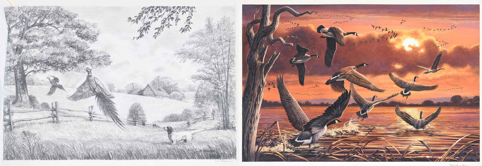 Two Ken Michaelsen Sporting Artworks (1 of 9)