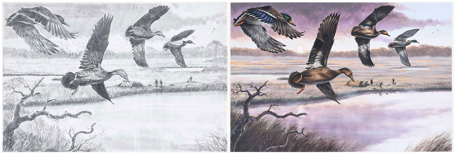 Two Ken Michaelsen Original Sporting Artworks (1 of 10)