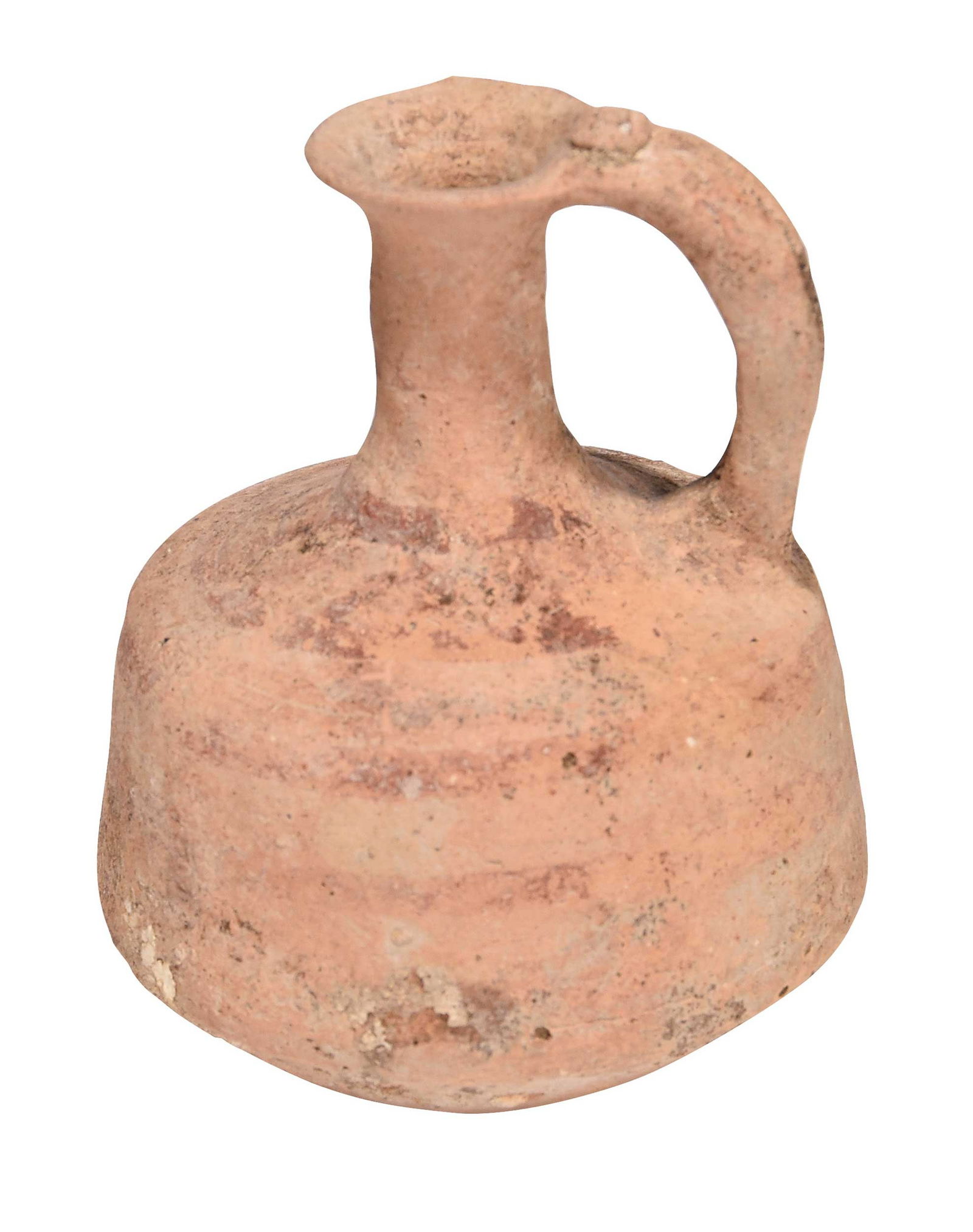 Bronze Age Attributed Single Handled Terracotta Vessel (1 of 5)