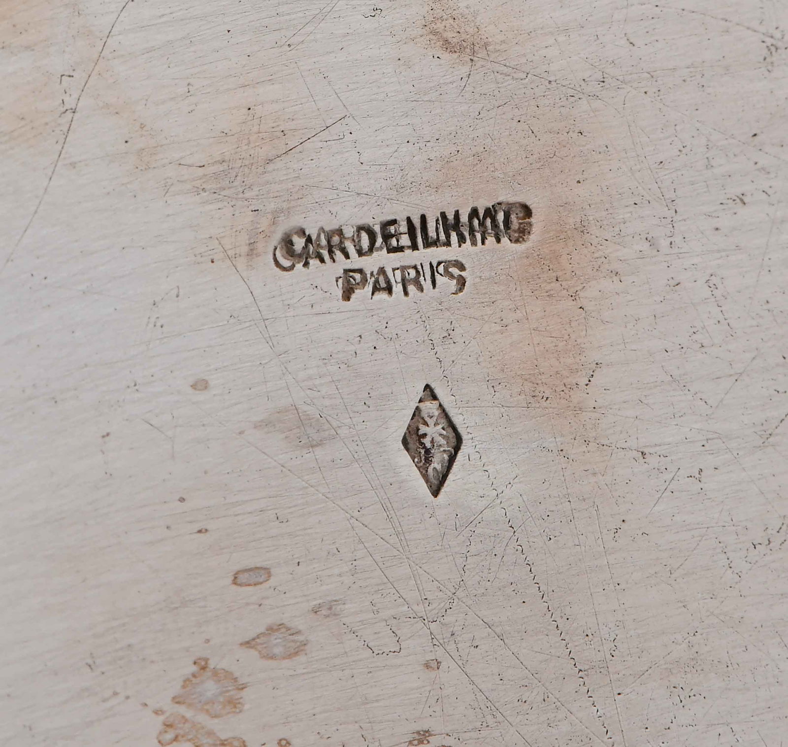 French Silver Octagonal Form Tray - 3