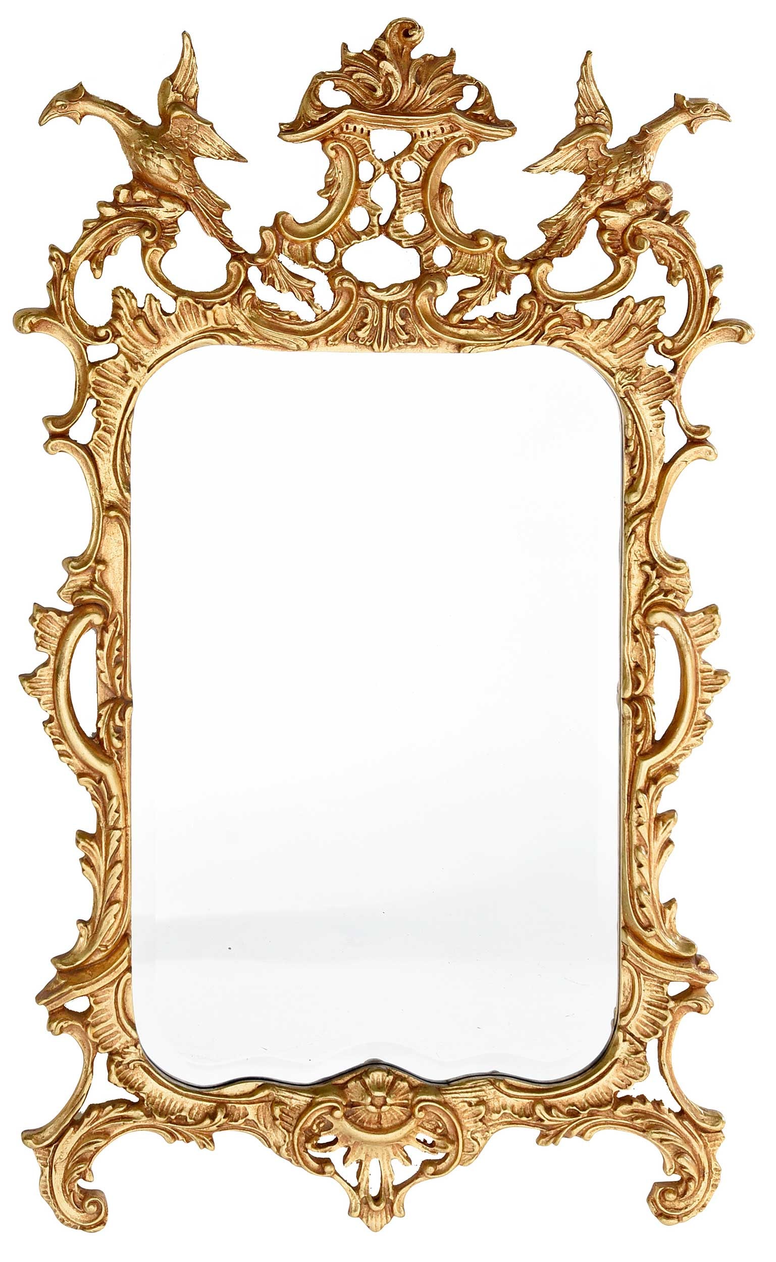 Chippendale Style Carved Giltwood Mirror (1 of 6)