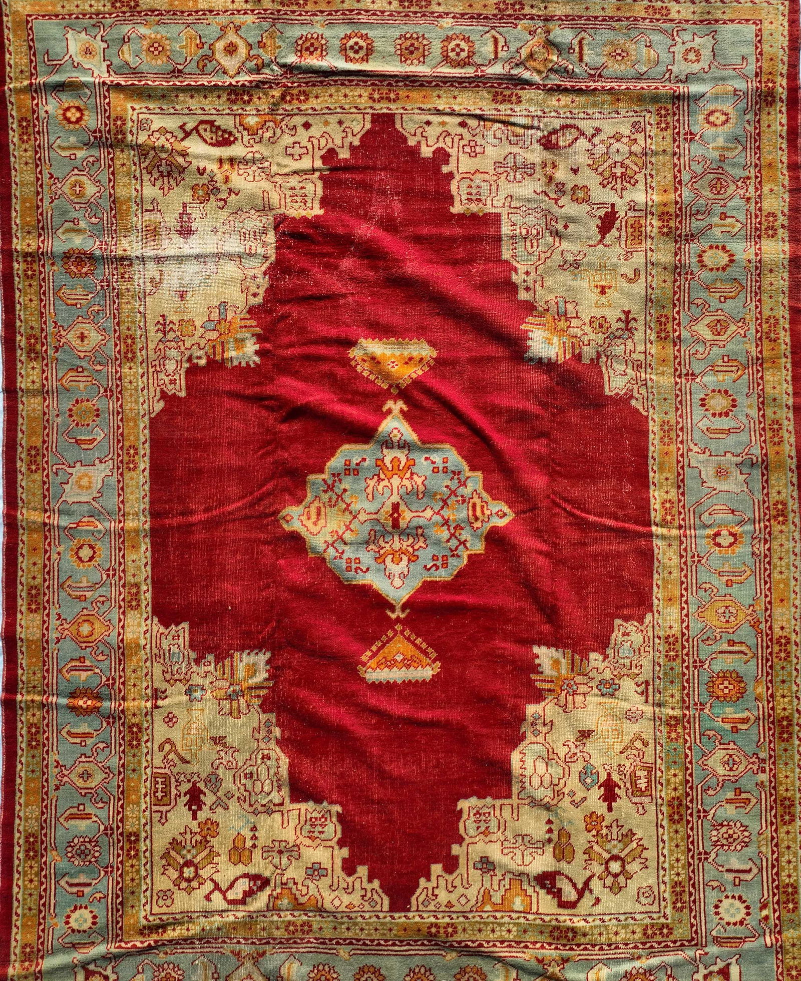 Turkish Oushak Carpet - 2