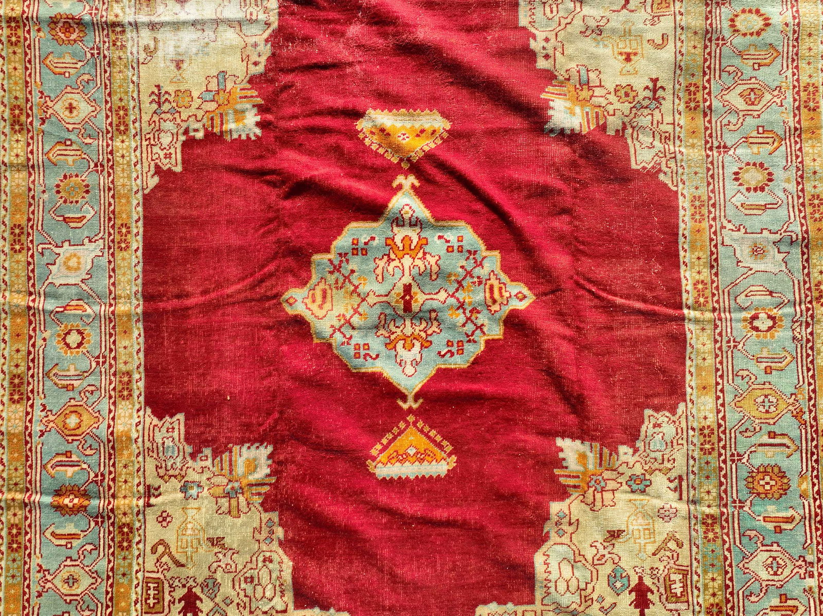 Turkish Oushak Carpet - 3