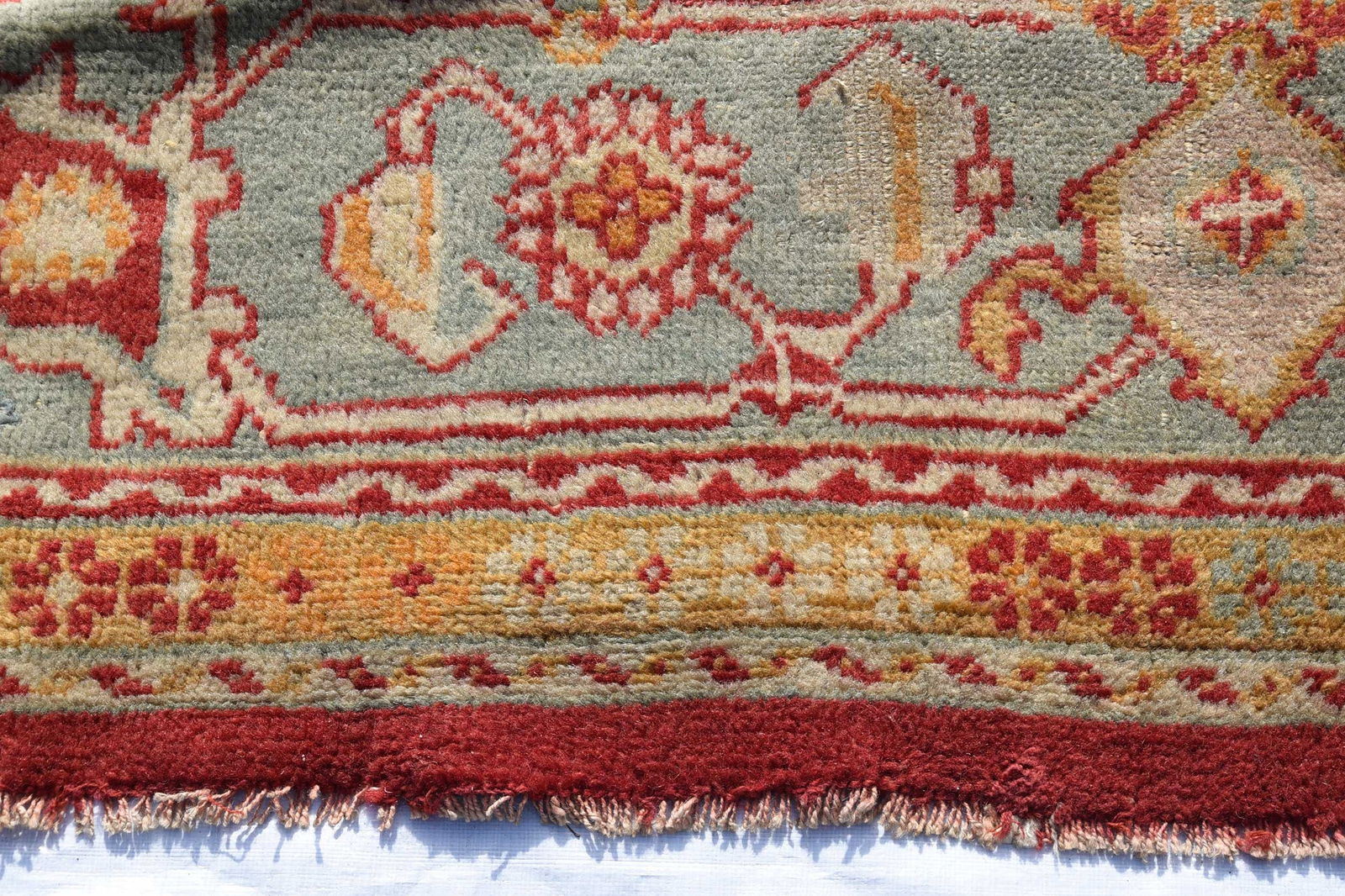 Turkish Oushak Carpet - 7