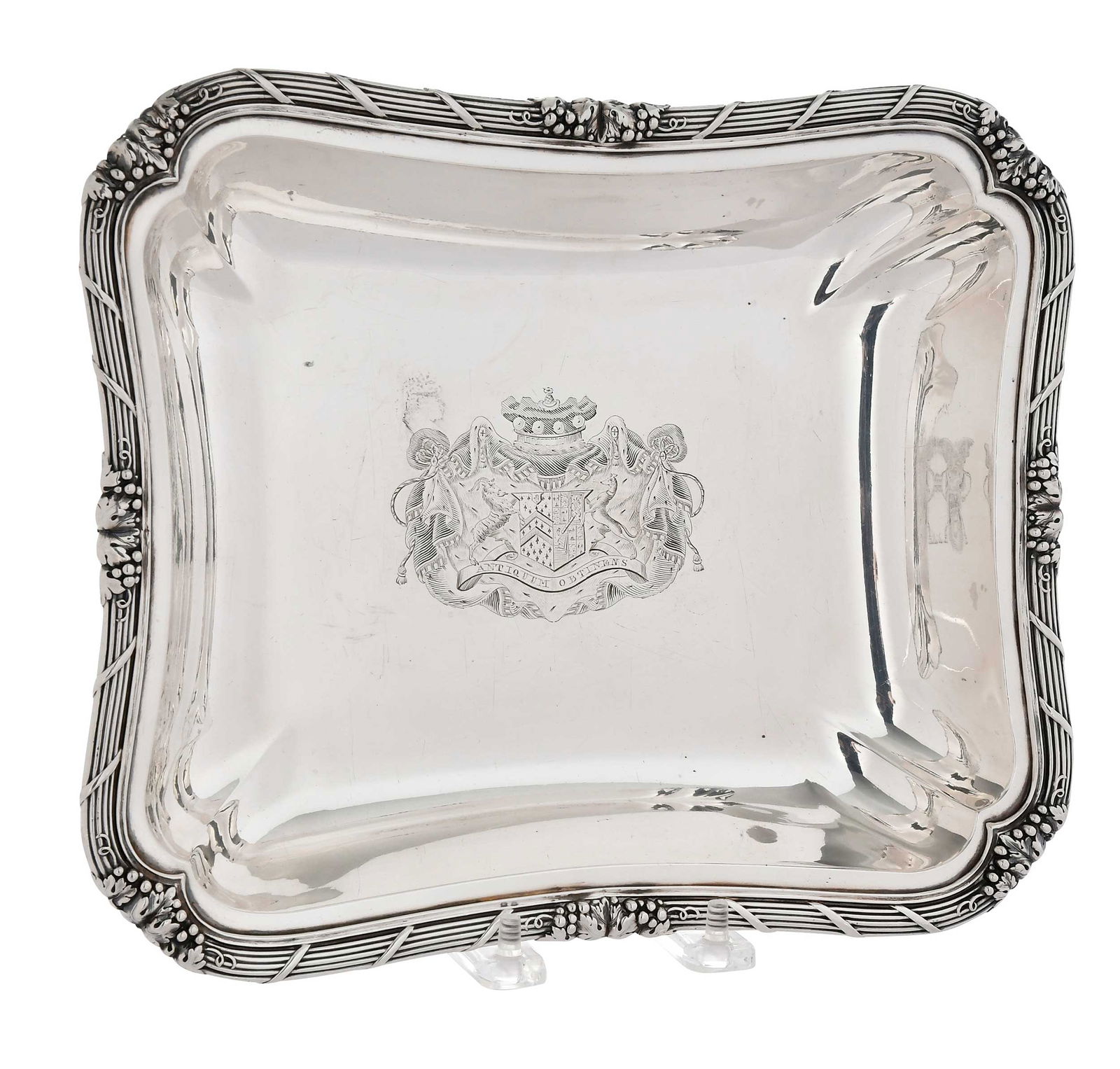 George III English Sterling Serving Bowl (1 of 5)