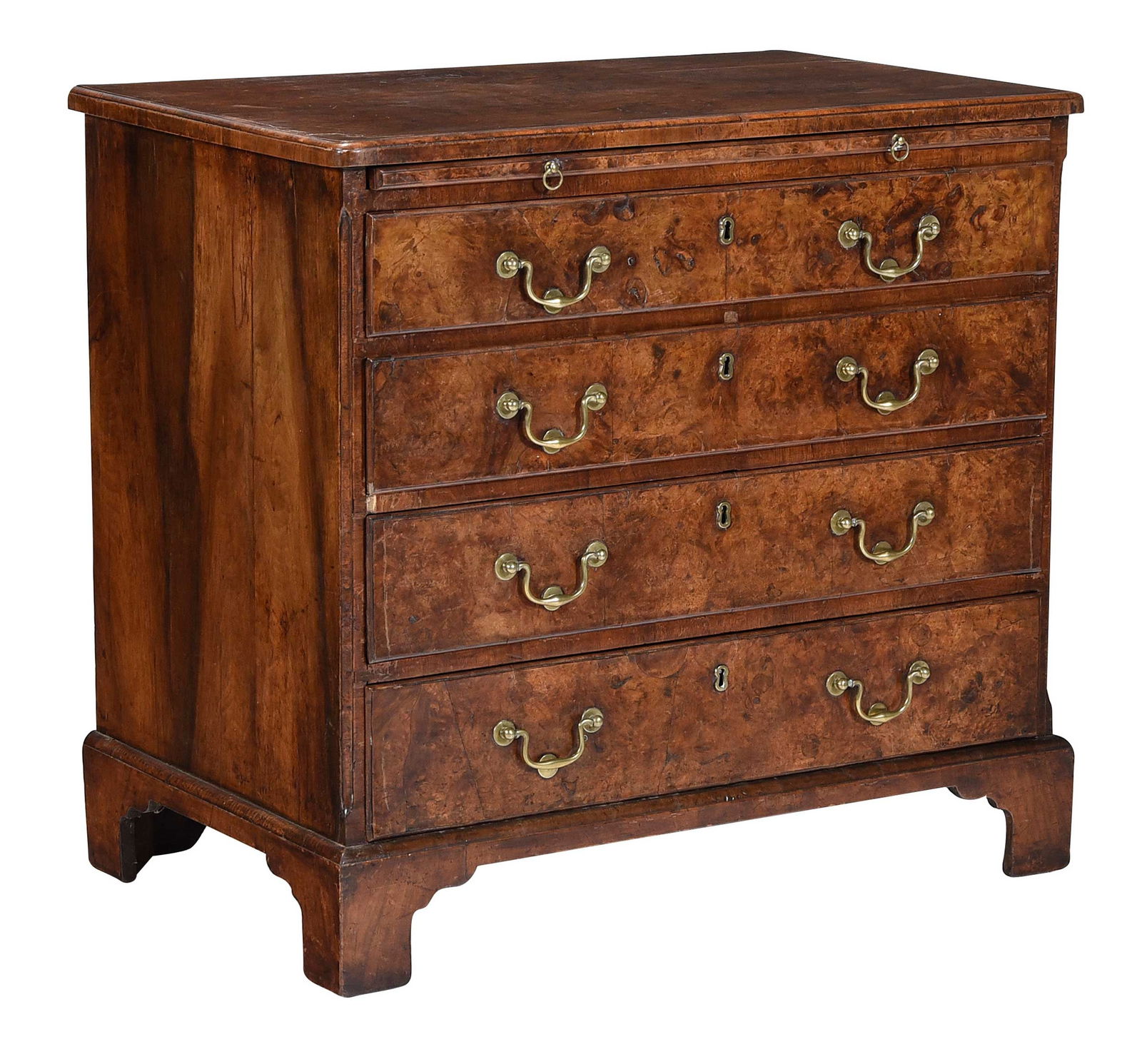 George II Figured Walnut Bachelor's Chest (1 of 9)