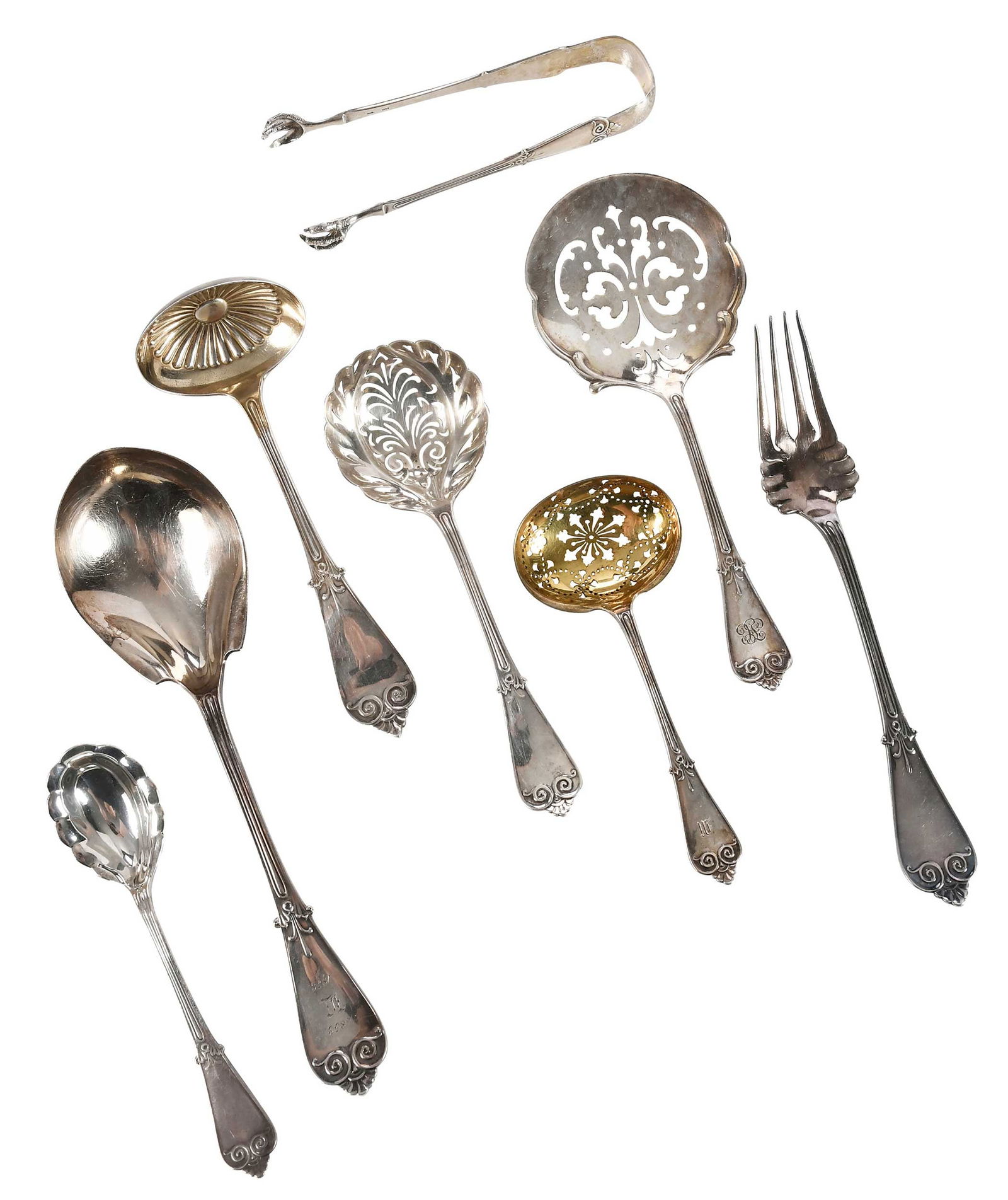 22 Tiffany Pattern Sterling Serving Pieces (1 of 7)