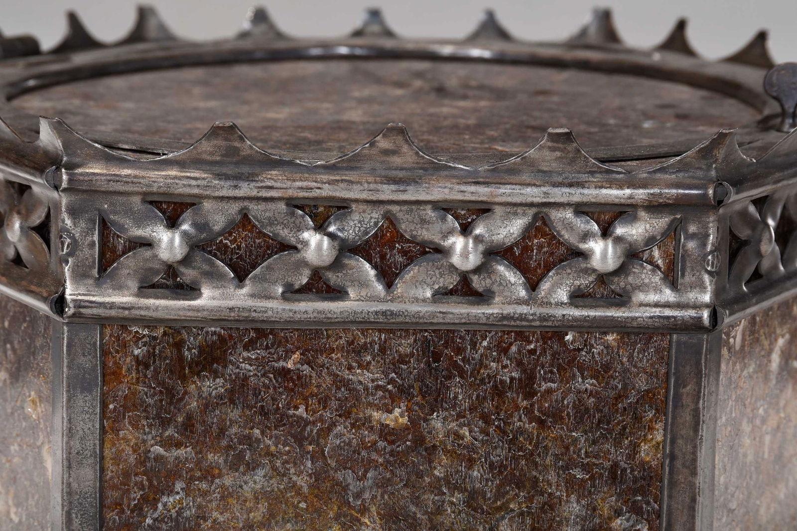 Samuel Yellin Signed Ceiling Light - 3