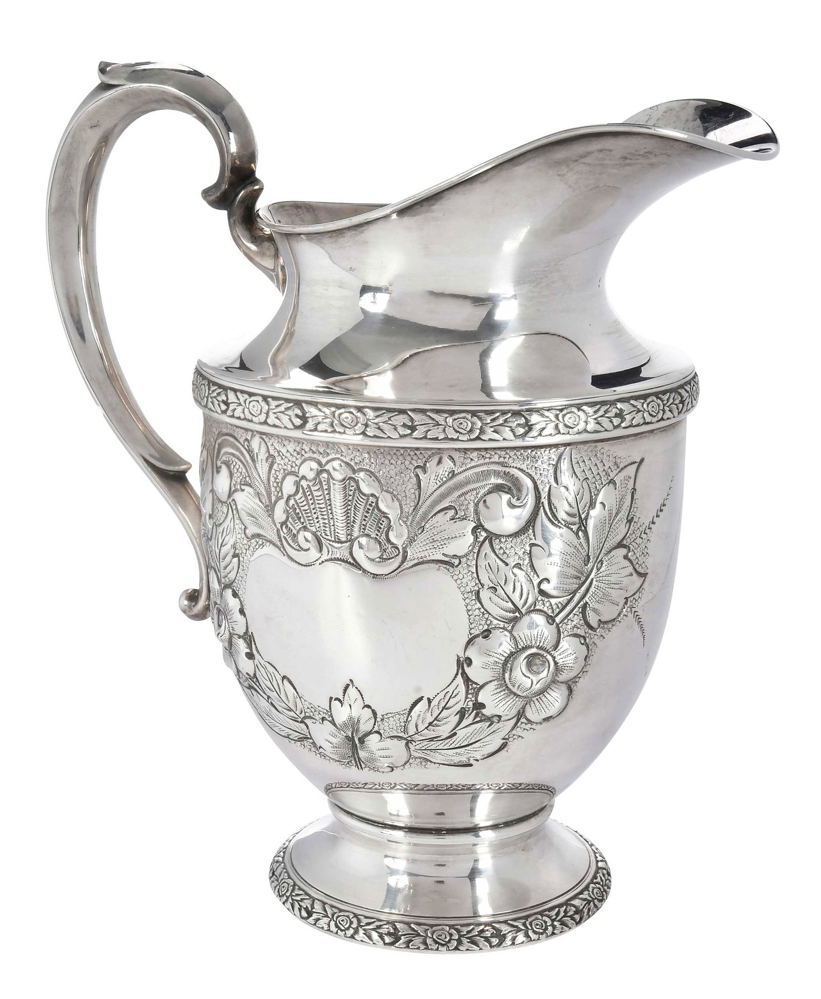 Fisher Rose Bouquet Sterling Water Pitcher (1 of 11)