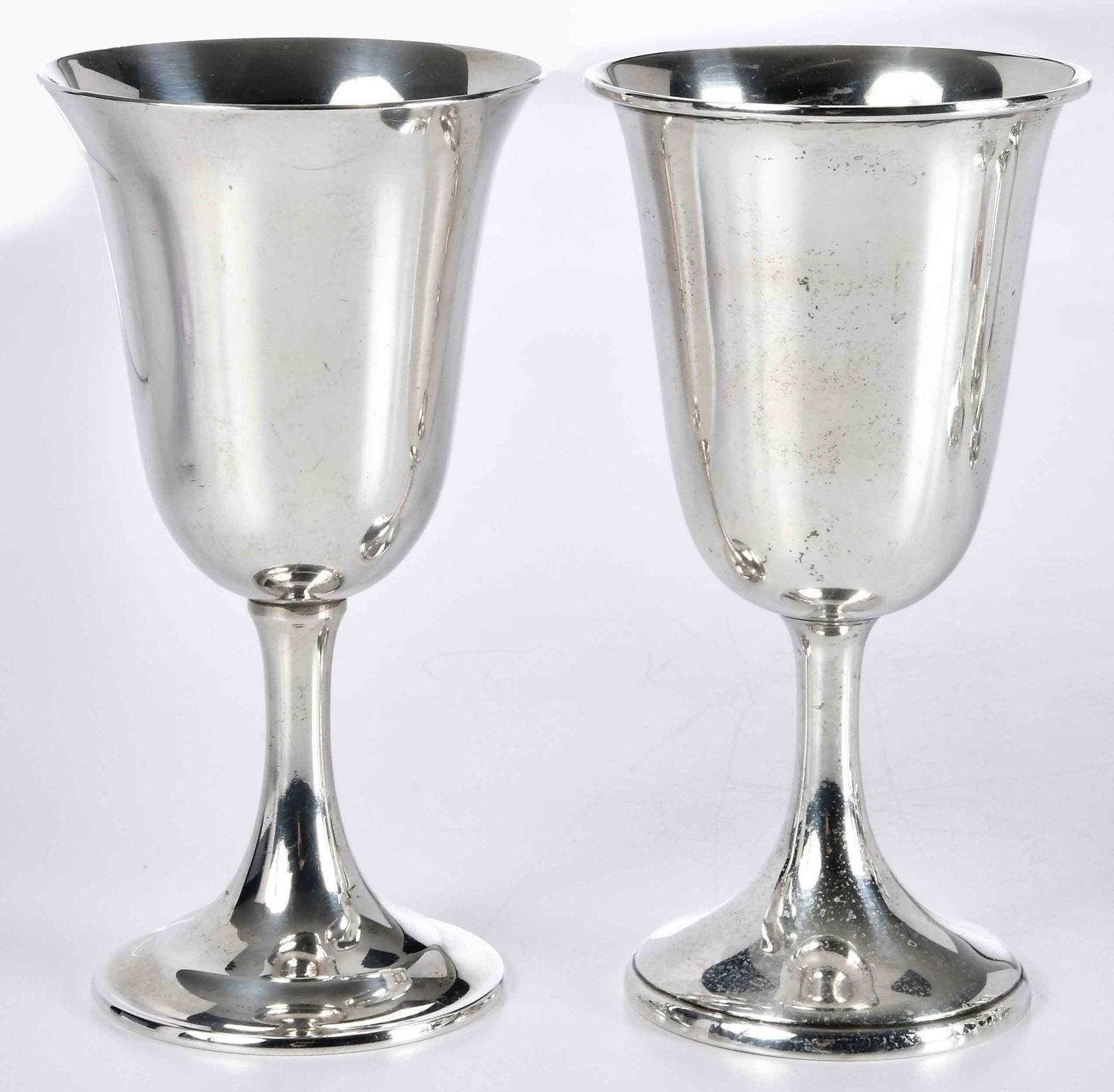 Eight Sterling Goblets - 2