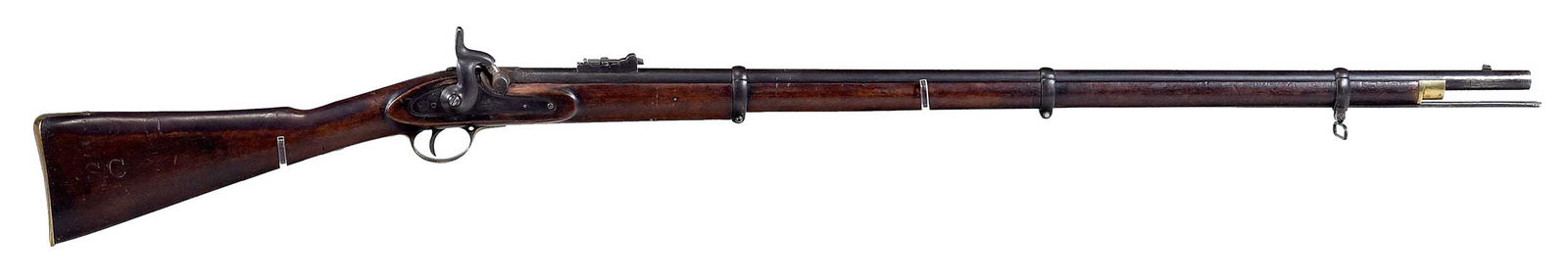 Barnett London Marked Civil War Era Enfield Pattern 1853 Rifle Musket (1 of 15)