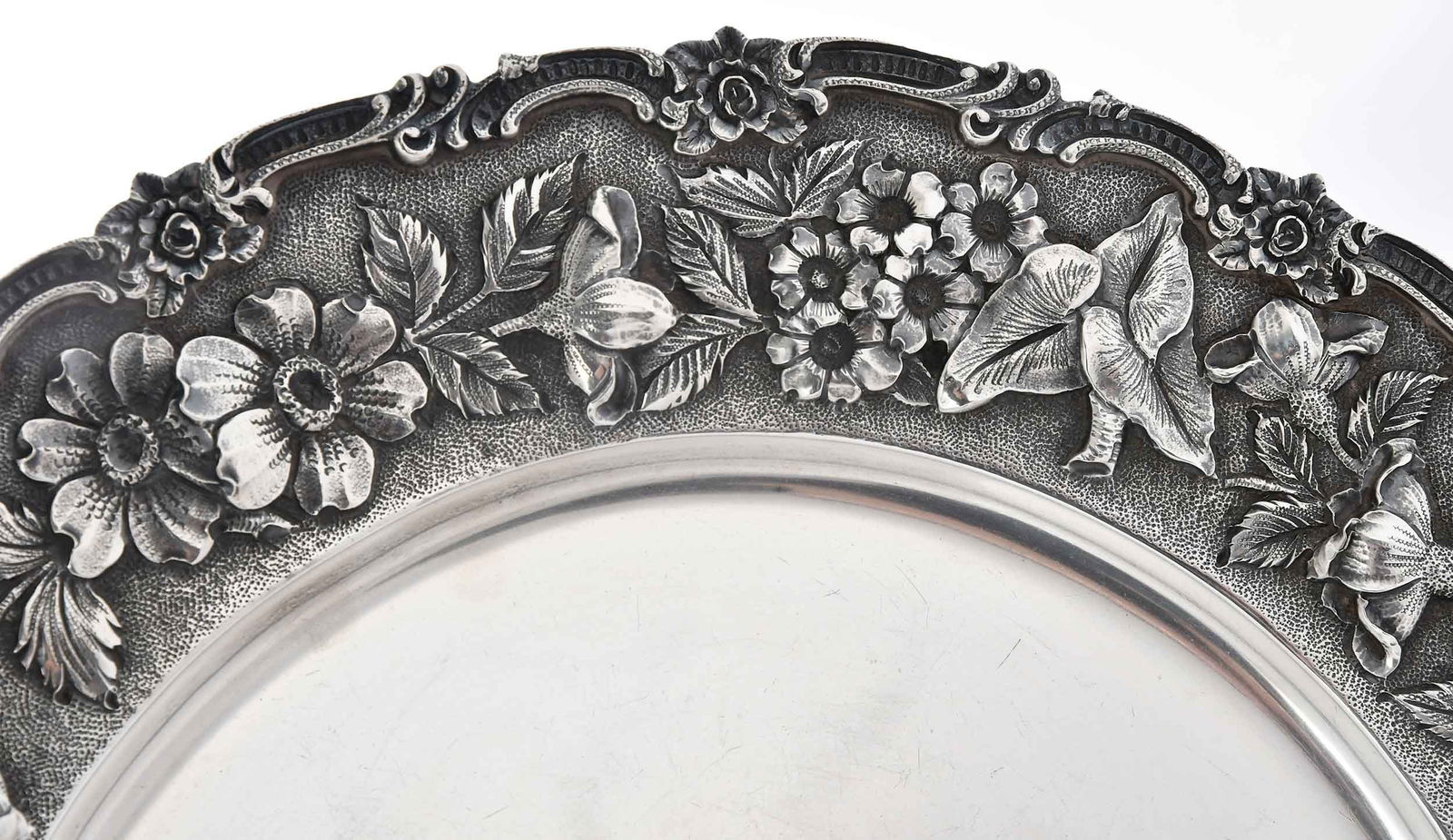 Kirk Repousse Sterling Plate - 3