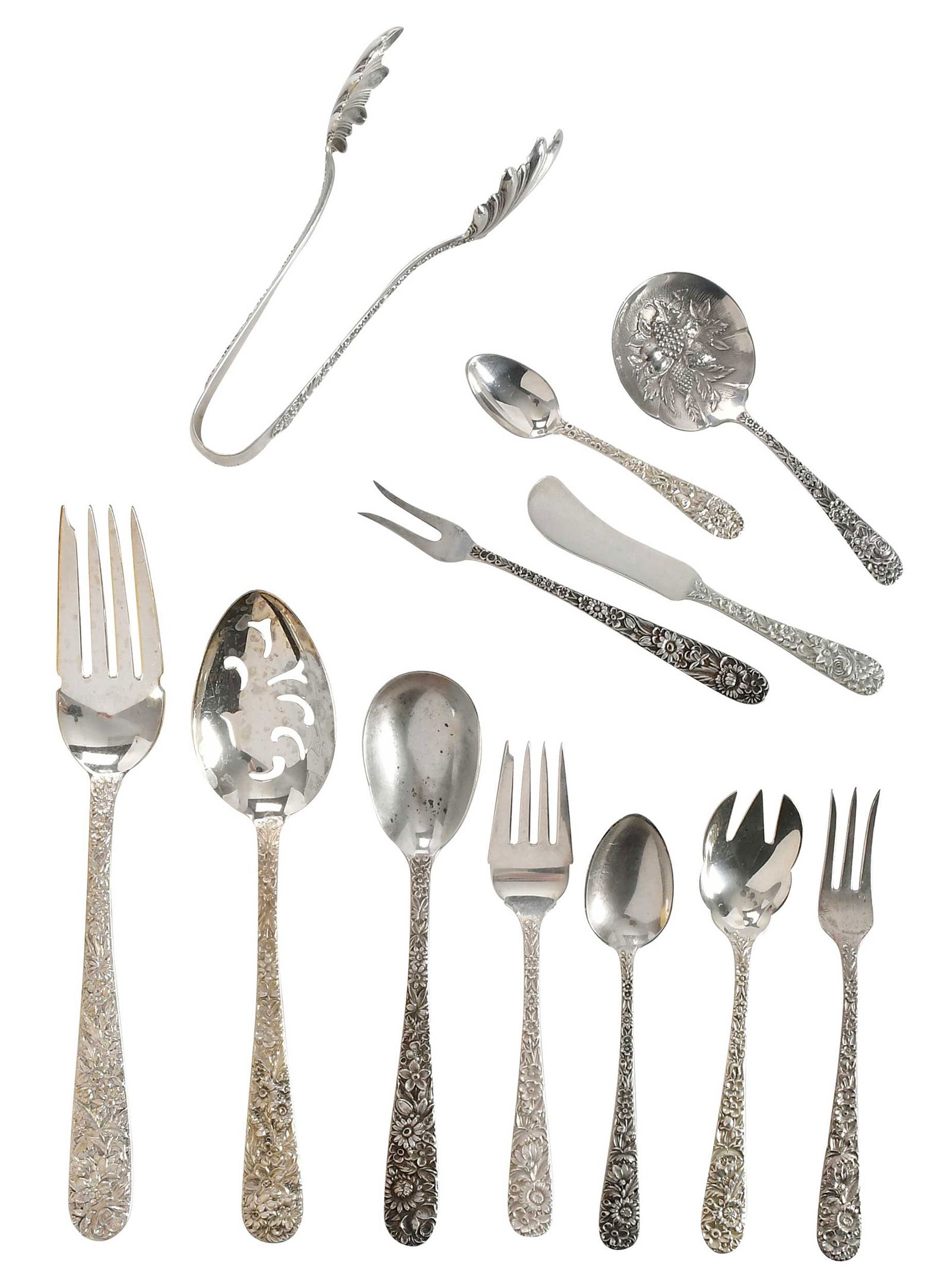 Kirk Repousse Sterling Flatware, 60 Pieces (1 of 6)