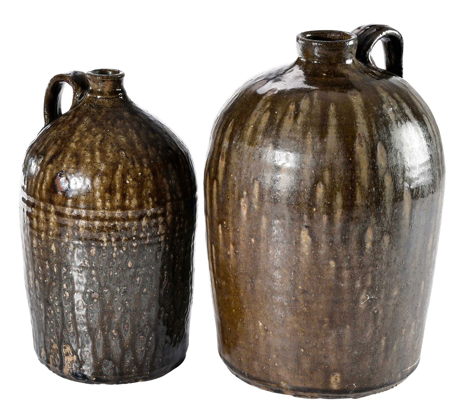 Two Georgia Stoneware Jugs (1 of 10)