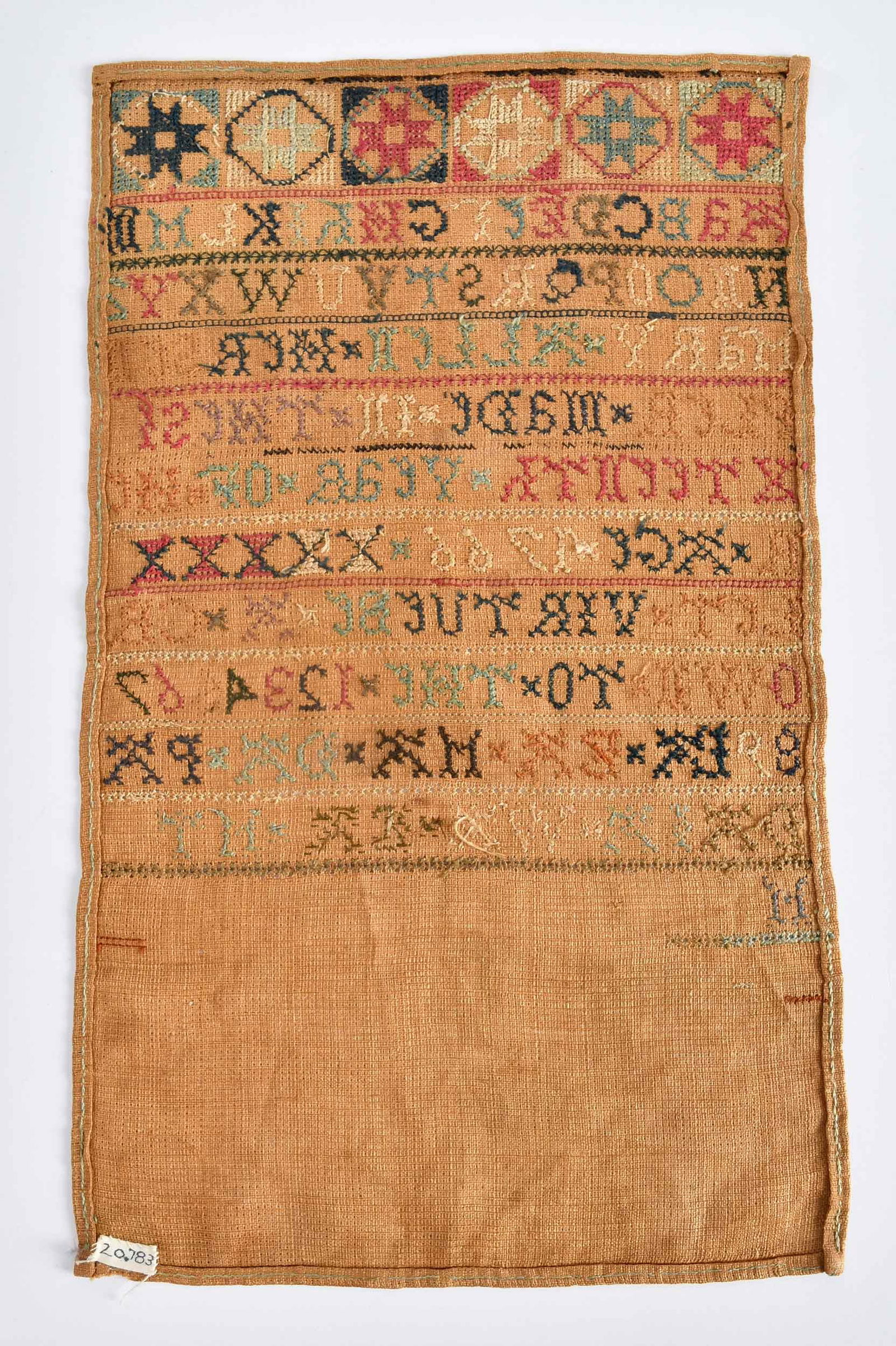 Early American Signed and Dated Marking Needlework Sampler - 6