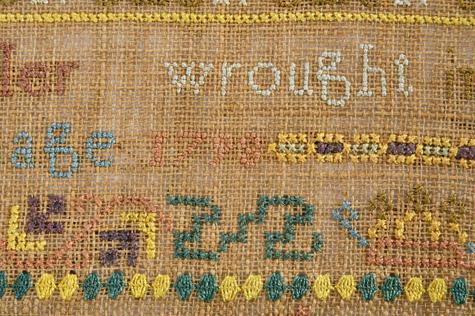 Important Scituate, Massachusetts Signed and Dated Needlework Sampler - 10