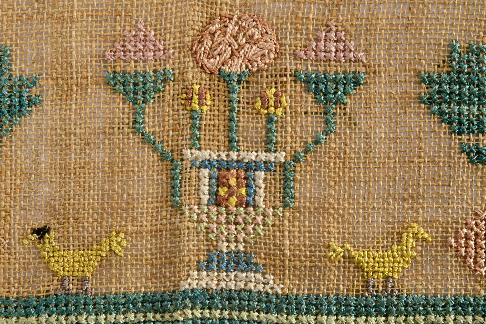 Important Scituate, Massachusetts Signed and Dated Needlework Sampler - 8