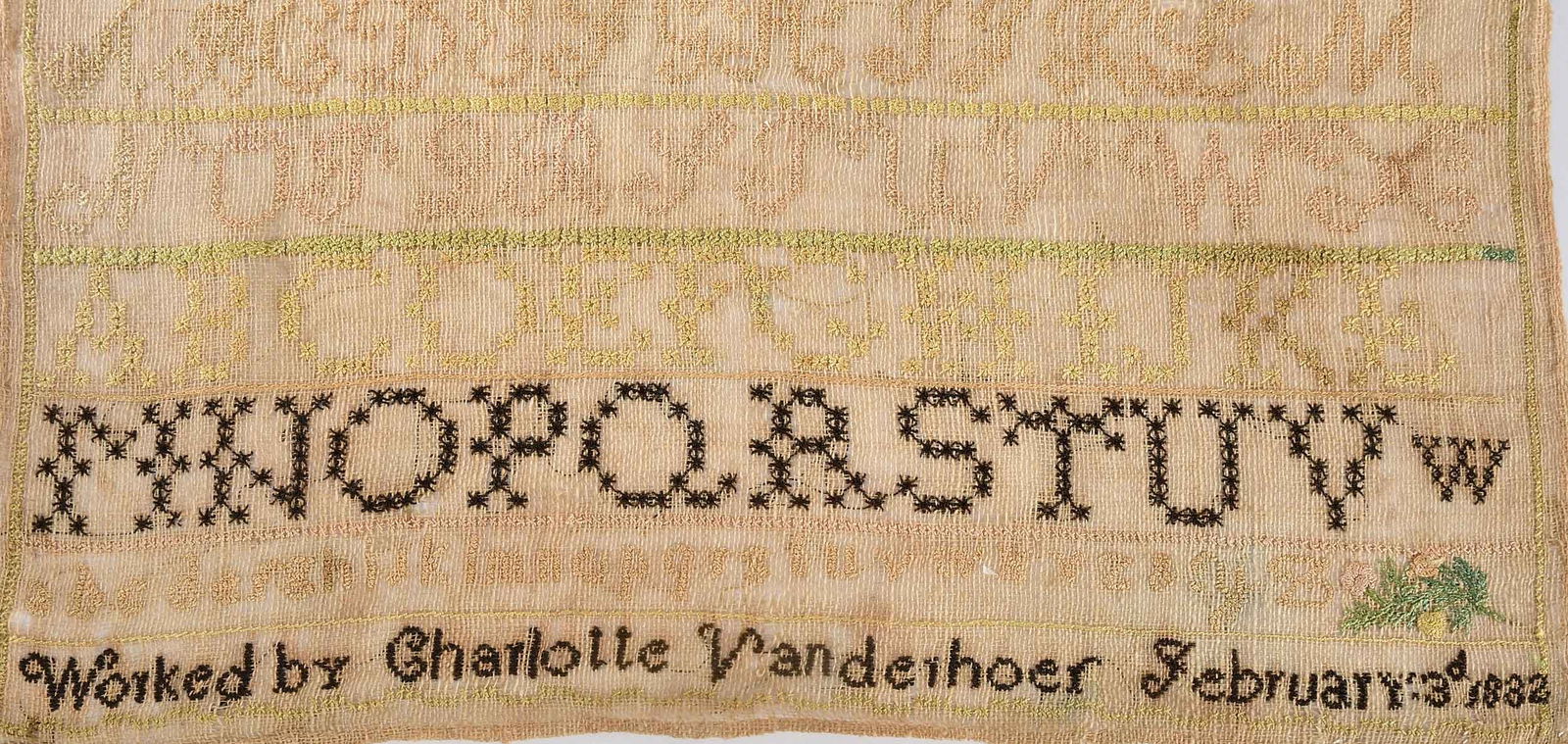 Five Needlework Samplers - 3