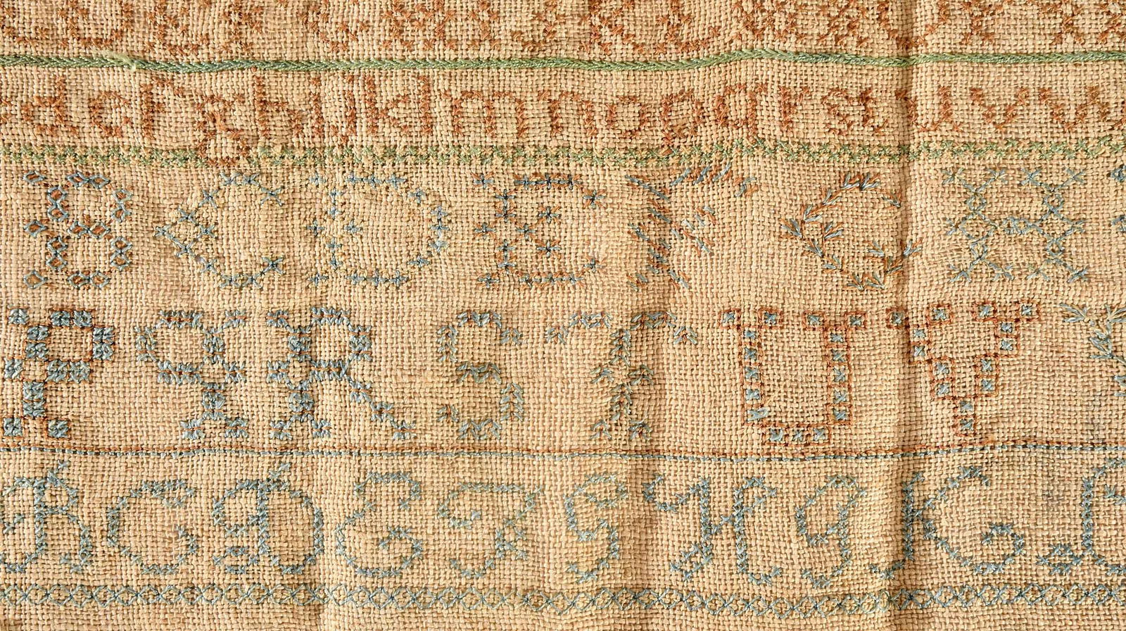 Five Needlework Samplers - 4