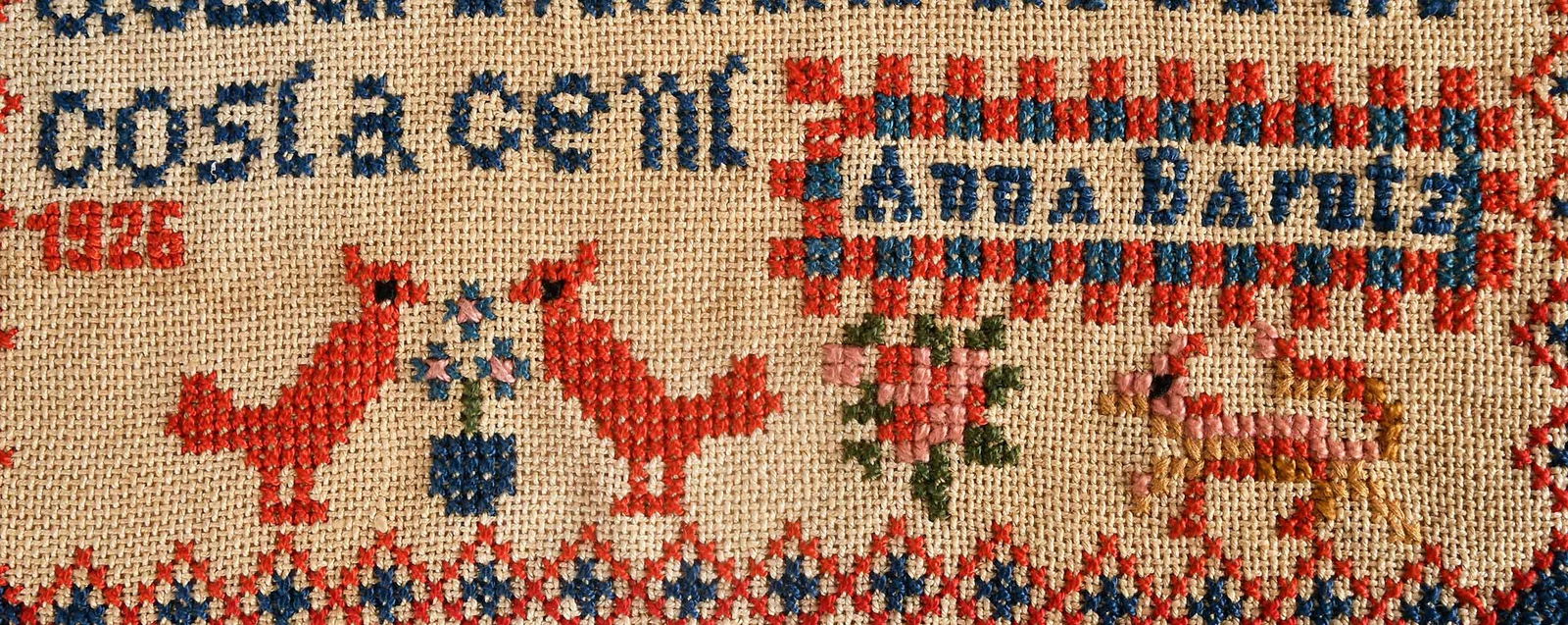 Five Needlework Samplers - 8