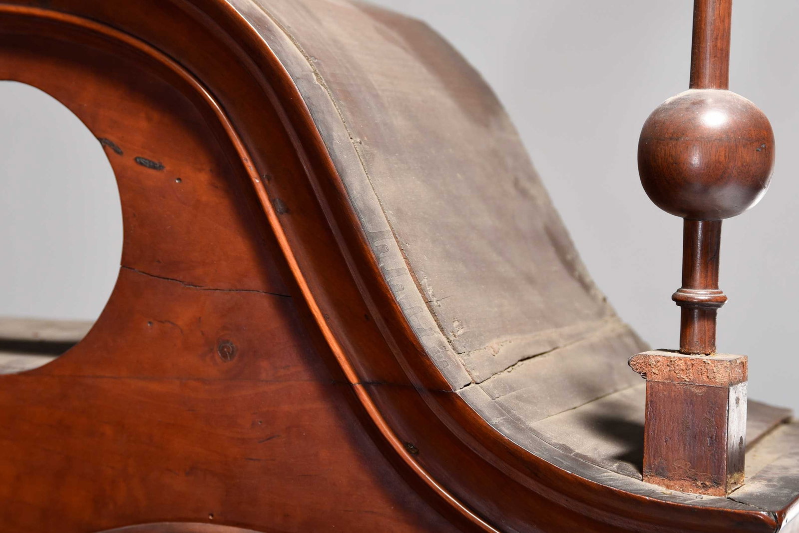 Connecticut Chippendale Cherry Block Front Secretary - 15