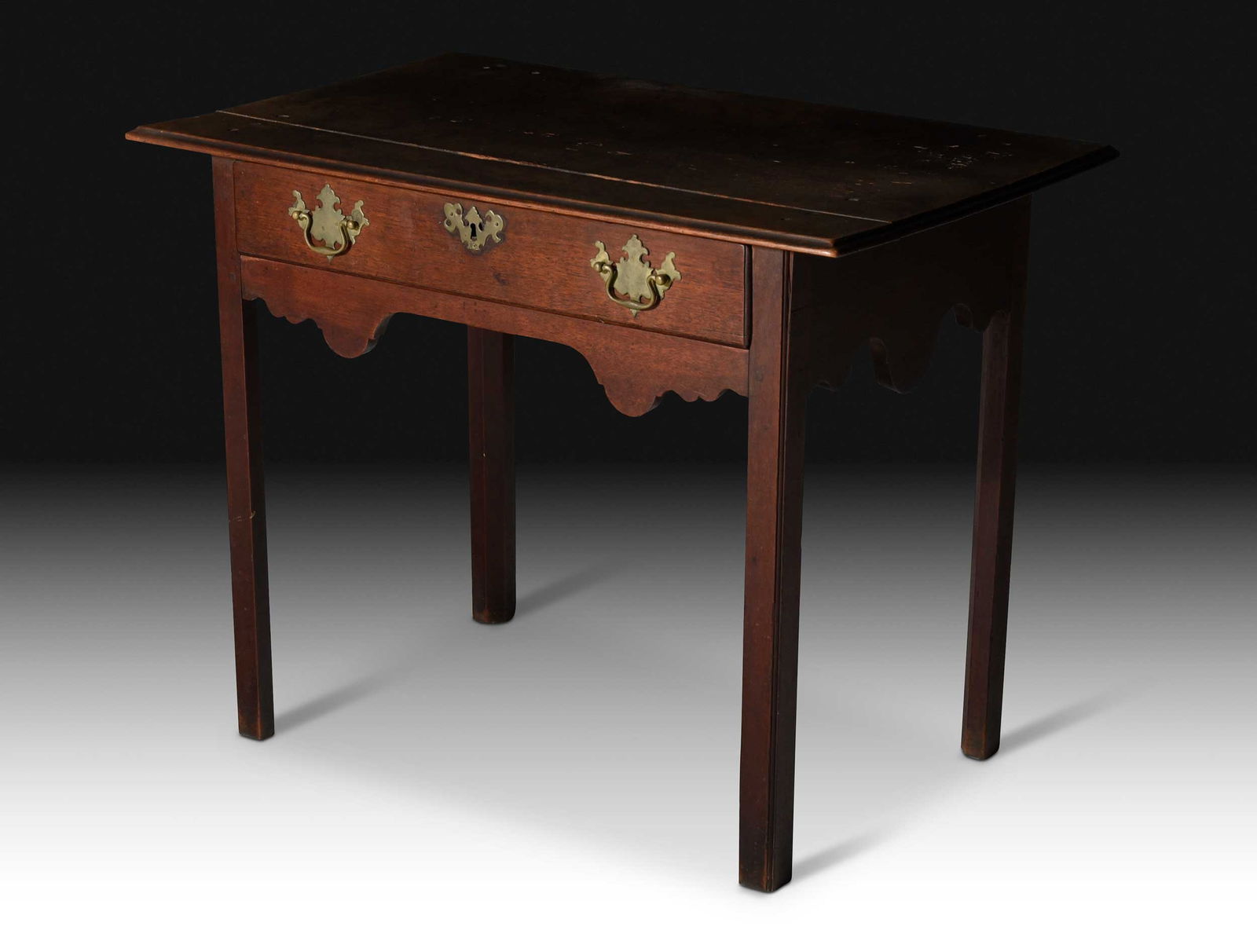 Fine New England Chippendale Walnut Dressing Table in Early Surface (1 of 15)