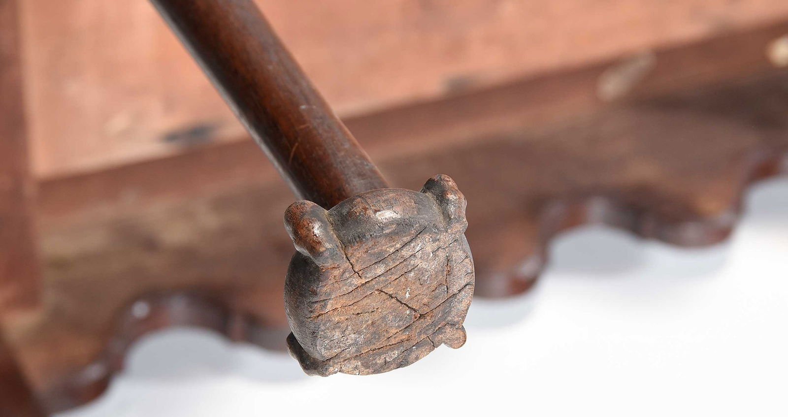 Extremely Rare North Carolina Chippendale Walnut Tea Table, Garvan Provenance - 20