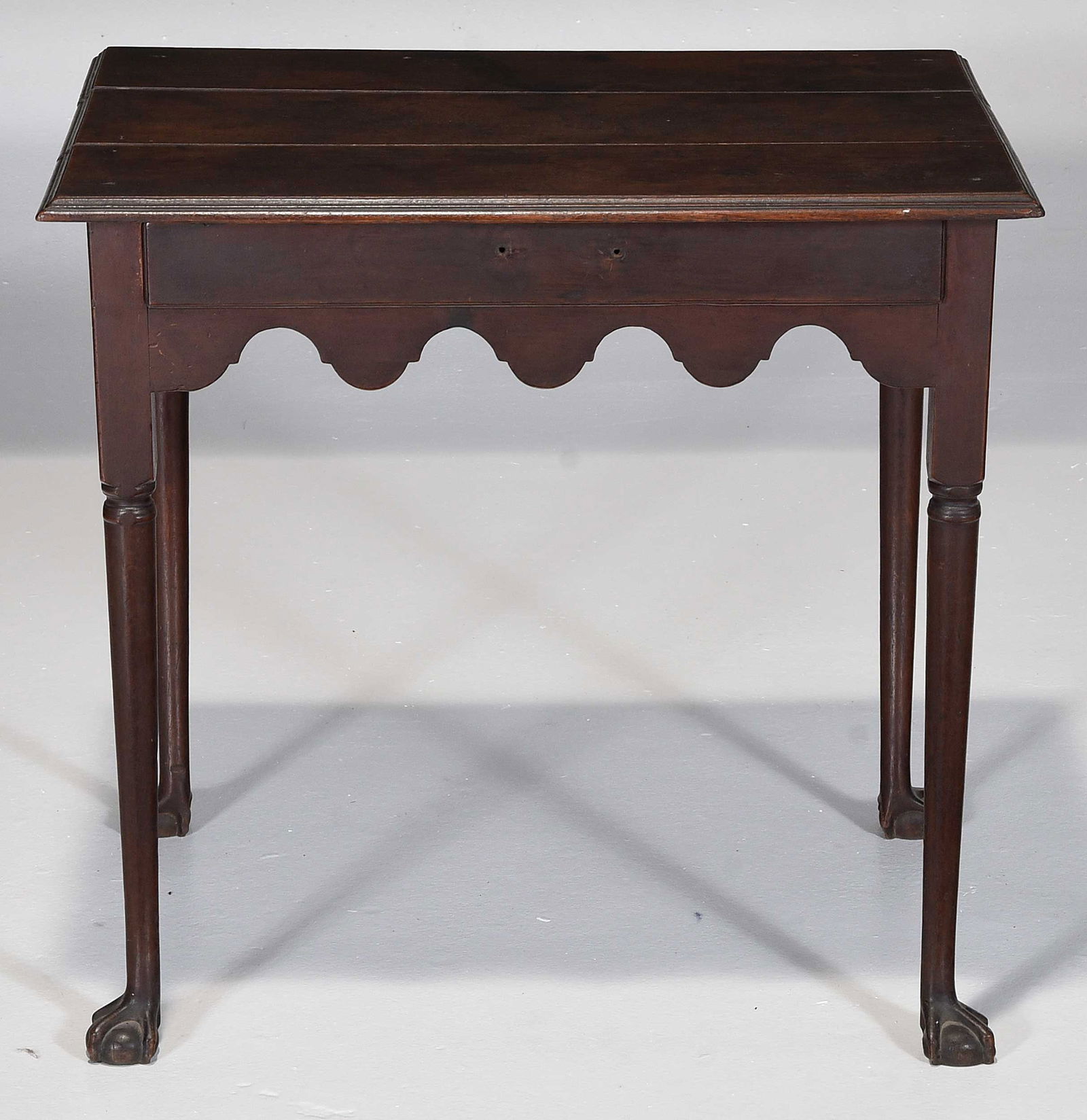 Extremely Rare North Carolina Chippendale Walnut Tea Table, Garvan Provenance - 3