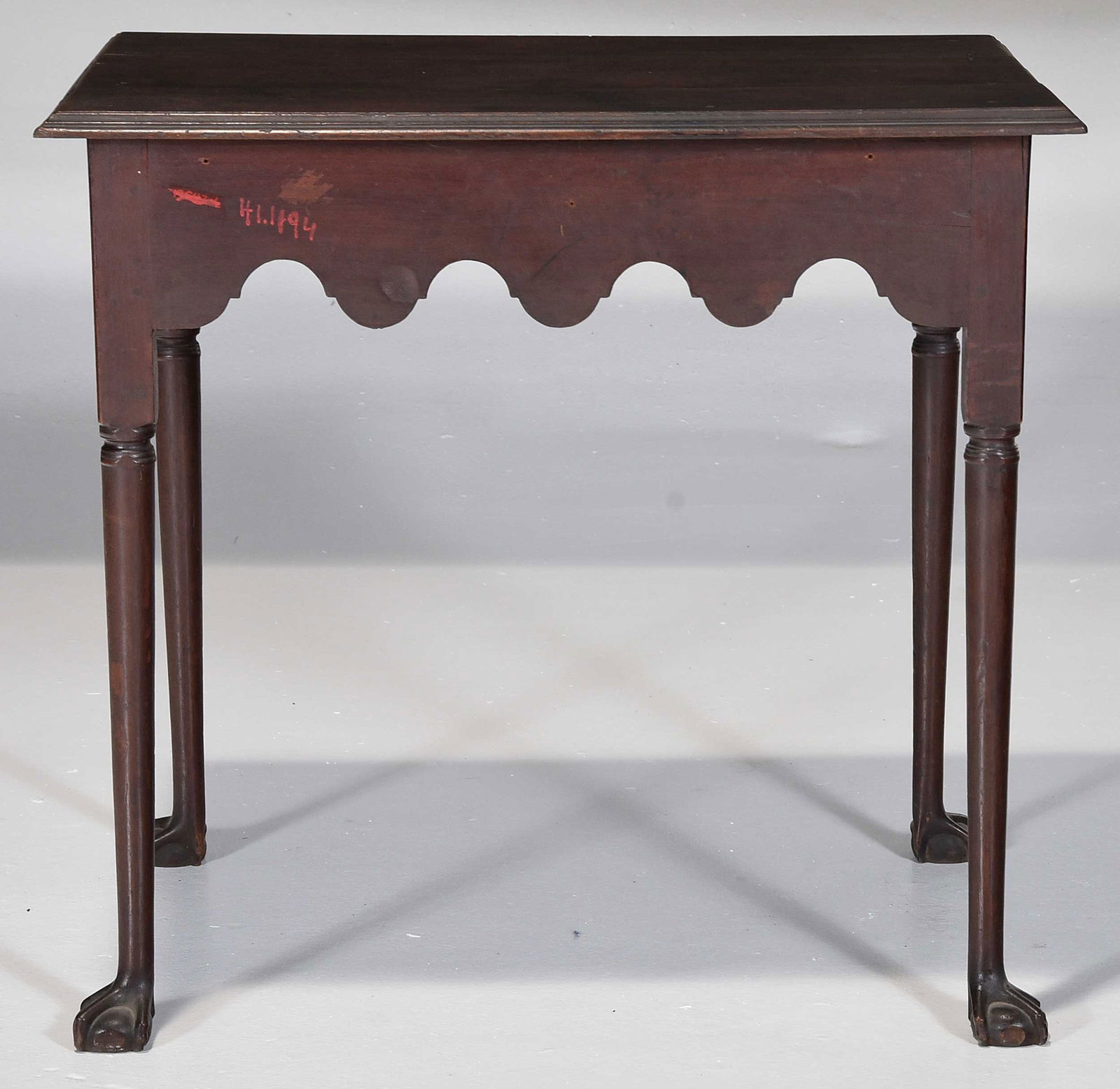 Extremely Rare North Carolina Chippendale Walnut Tea Table, Garvan Provenance - 7