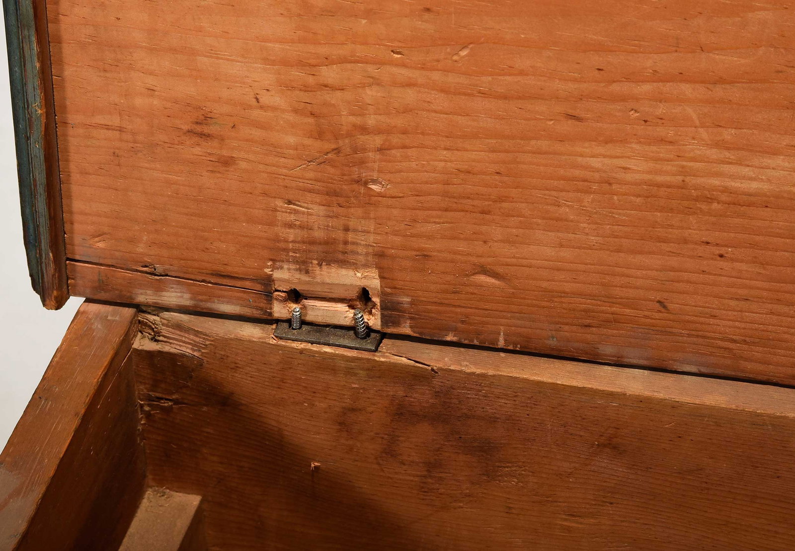 Fine American Folk Art Painted Blanket Chest, Garbisch Provenance - 13