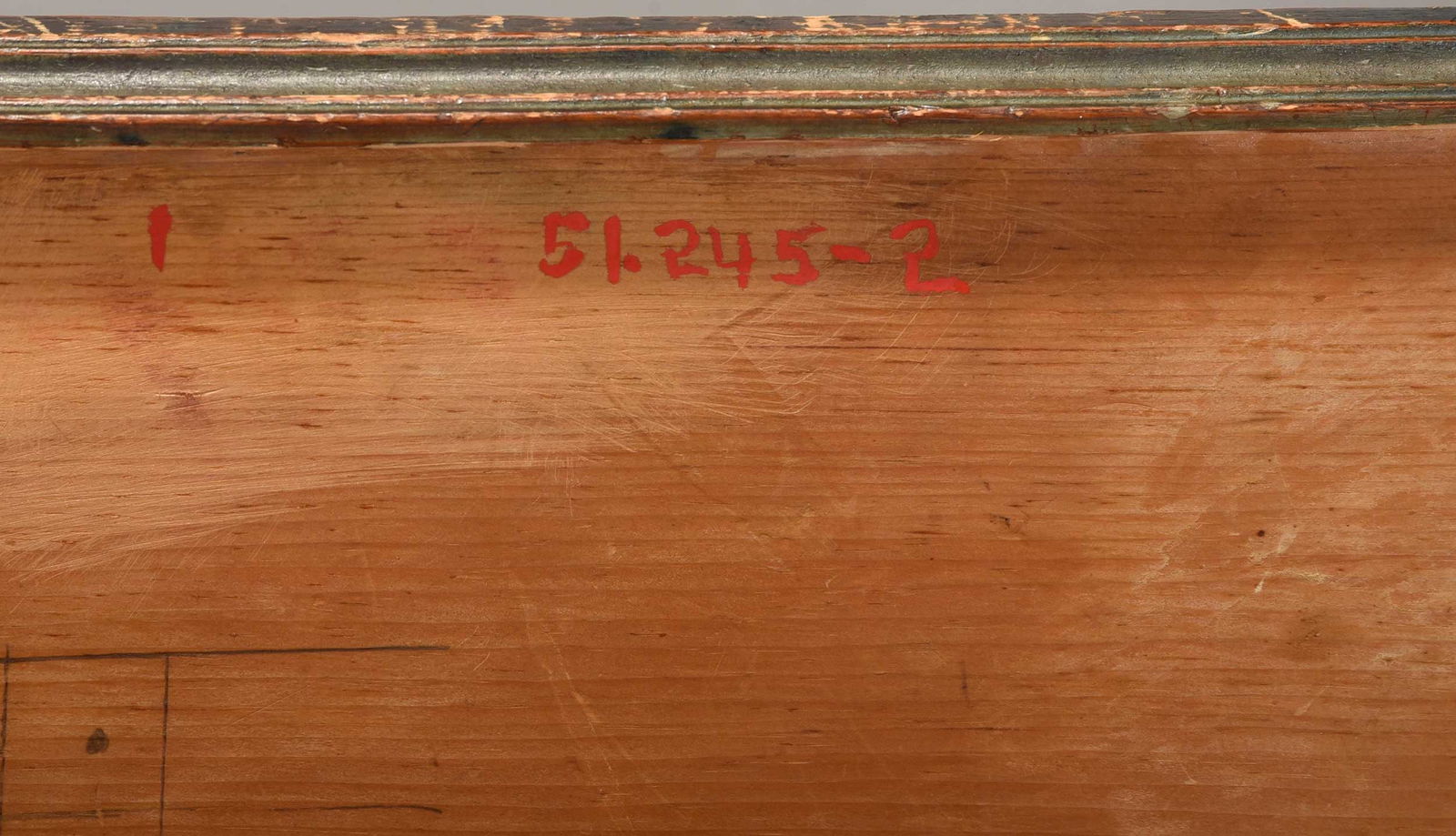 Fine American Folk Art Painted Blanket Chest, Garbisch Provenance - 16