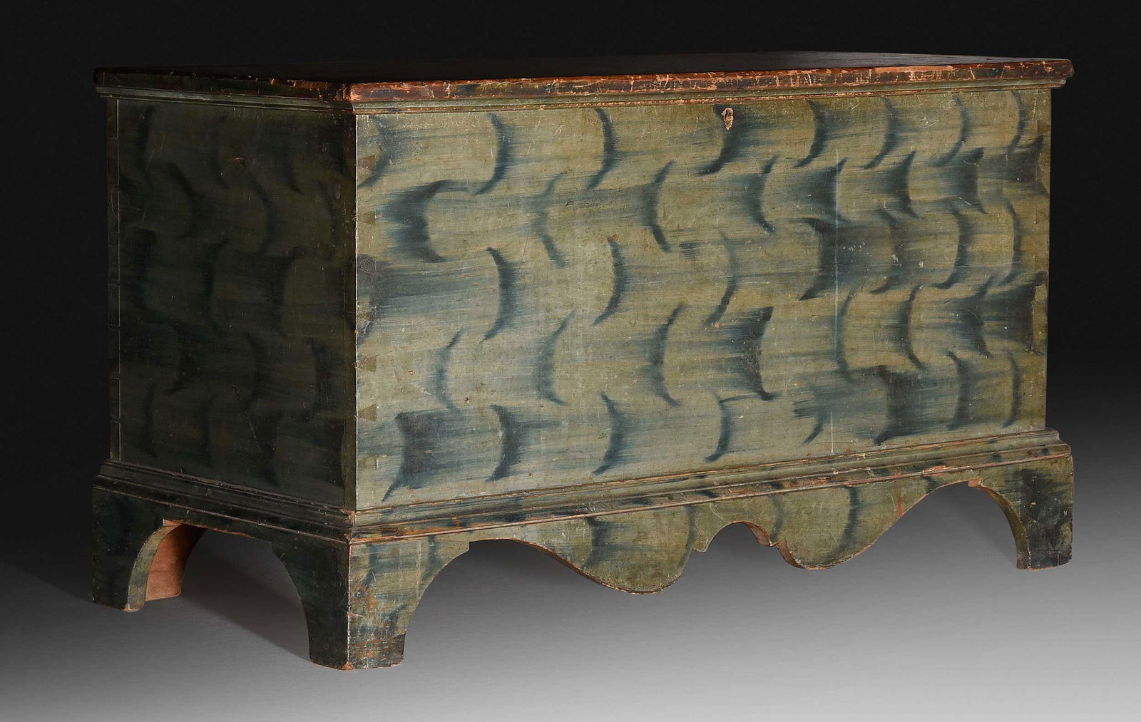 Fine American Folk Art Painted Blanket Chest, Garbisch Provenance (1 of 20)